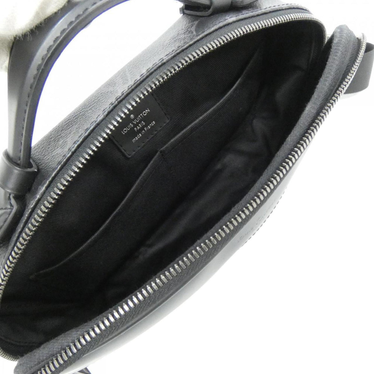 Louis Vuitton Black Coated Canvas Shoulder Bag (Pre-Owned)