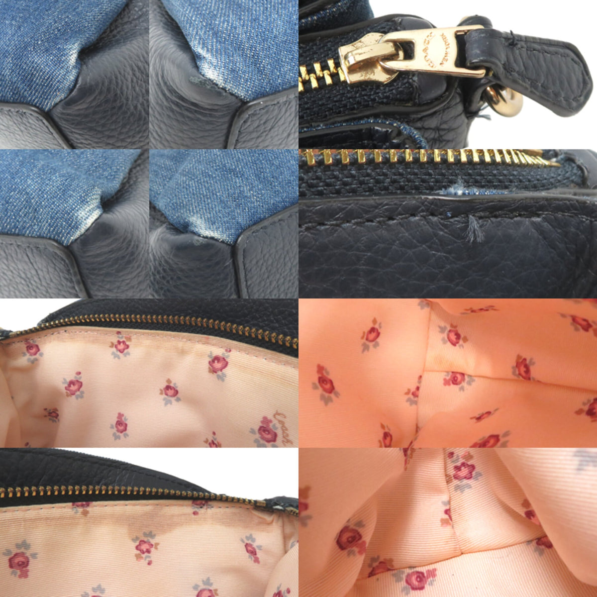 Coach Blue Denim Handbag (Pre-Owned)