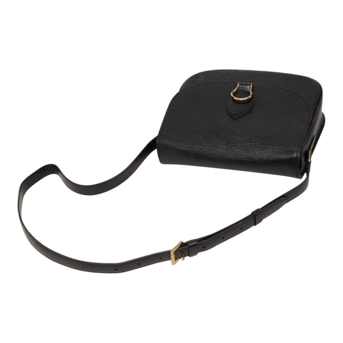 Louis Vuitton Black Noir Leather Shoulder Bag (Pre-Owned)