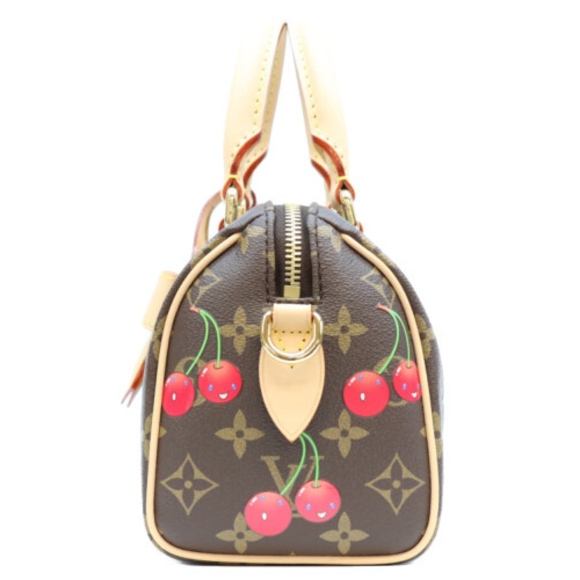 Louis Vuitton Brown Monogram Cherry Blossom Shoulder Bag (Pre-Owned)