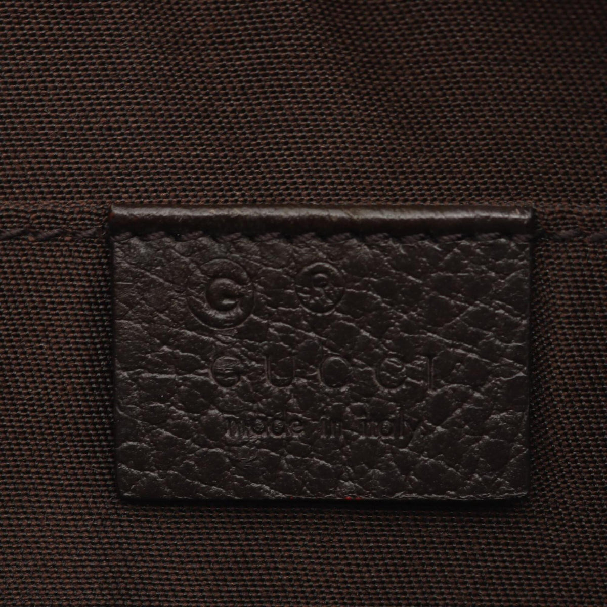 Gucci Beige Brown Gg Canvas Leather Fanny Pack (Pre-Owned)