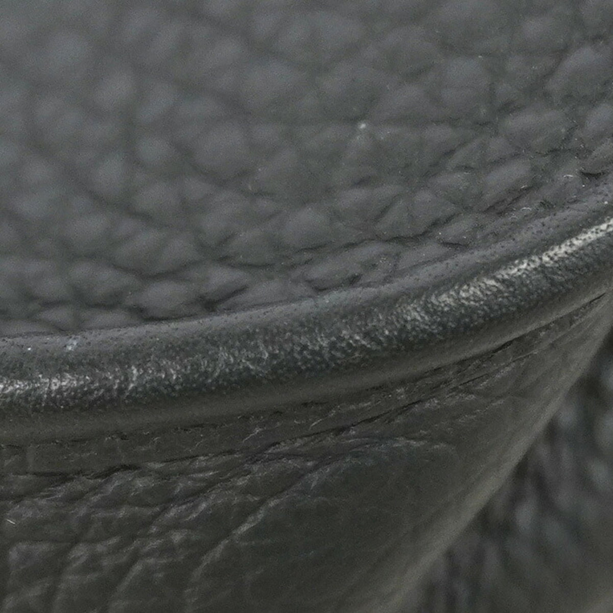 Hermes Black Taurillon Clemence Leather Shoulder Bag (Pre-Owned)
