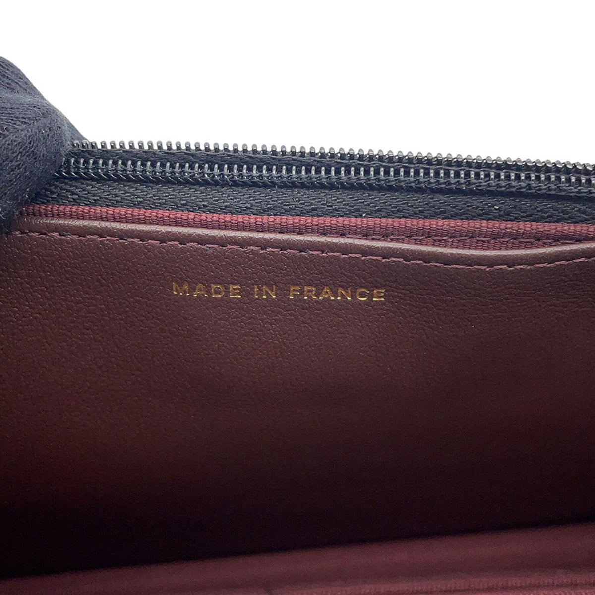 Chanel Black Leather Chain/Shoulder Wallet (Pre-Owned)