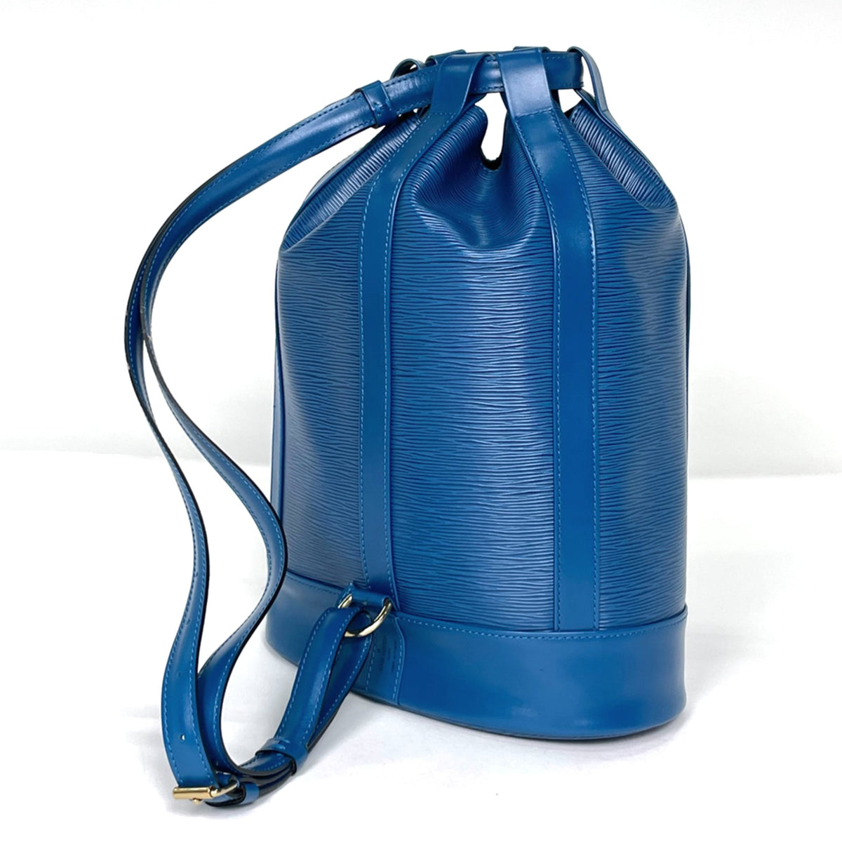 Louis Vuitton Epi Toledo Blue Epi Leather Shoulder Bag (Pre-Owned)