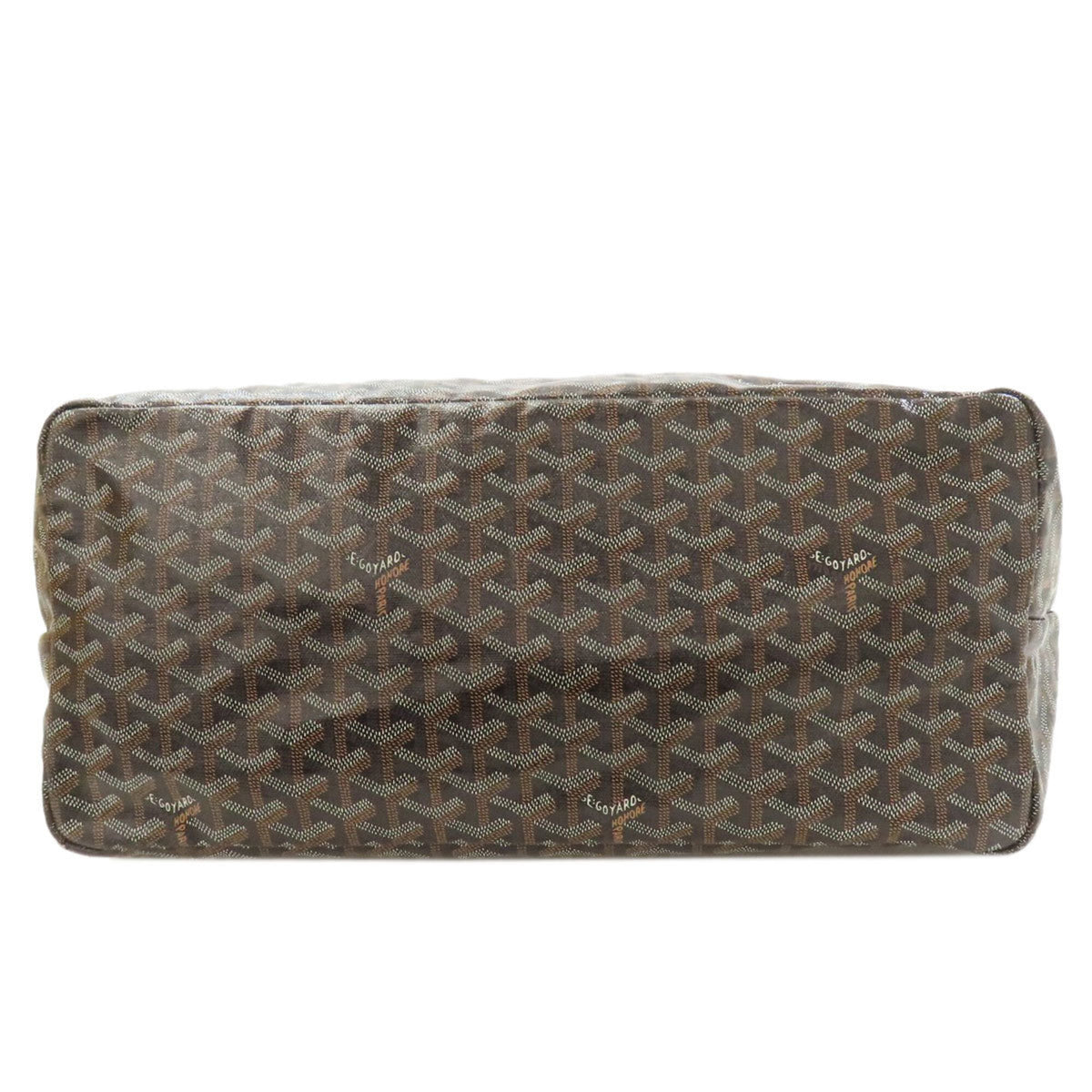 Goyard Black Brown Coated Canvas Tote Bag (Pre-Owned)