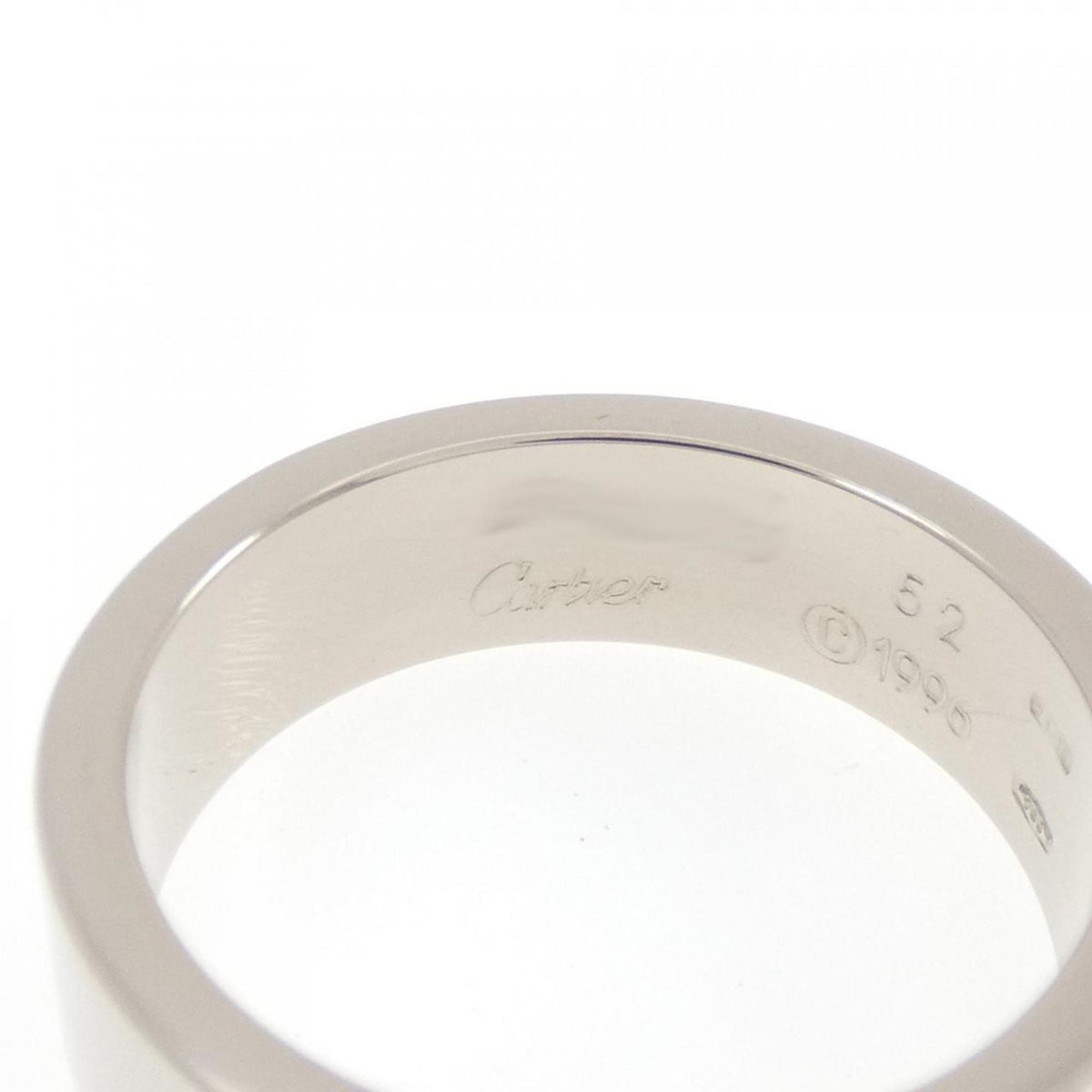Cartier White Gold White Gold (18K) Band Ring (Pre-Owned)
