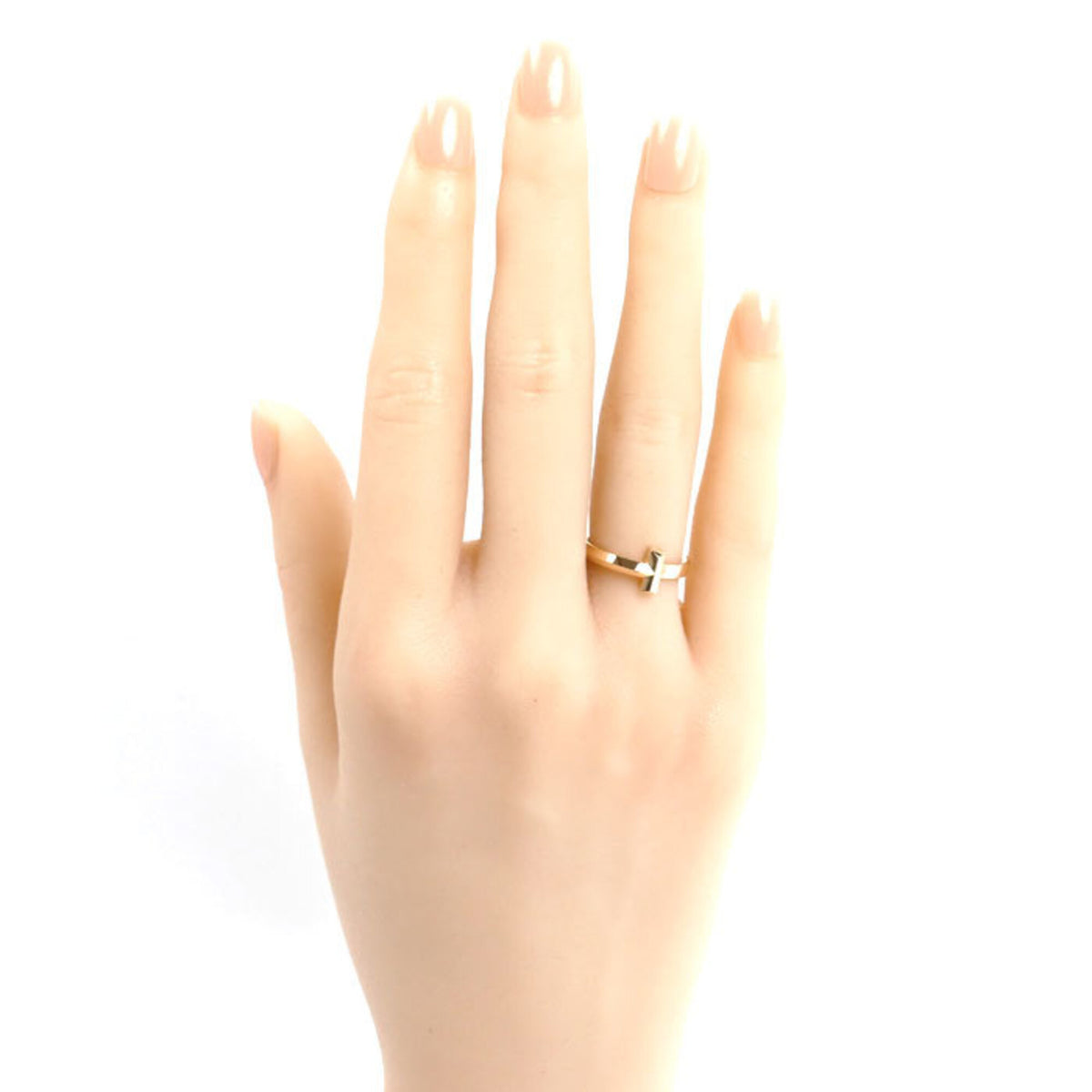 Tiffany Pink Gold (18K) Band Ring (Pre-Owned)