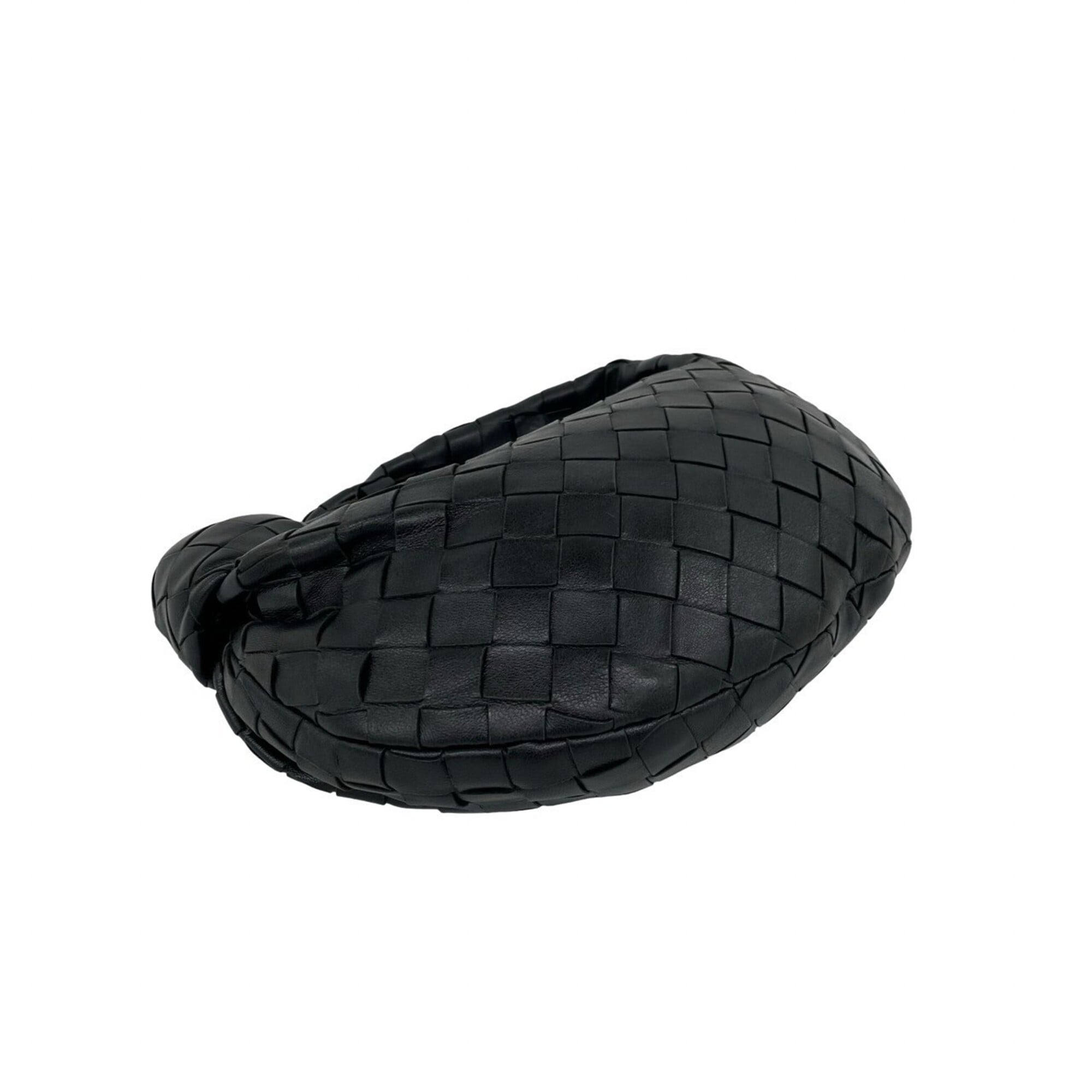 Bottega Veneta Black Leather Handbag (Pre-Owned)