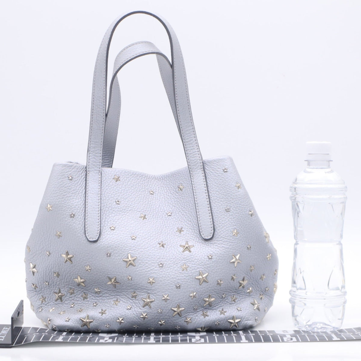 Jimmy Choo Silver Leather Handbag (Pre-Owned)
