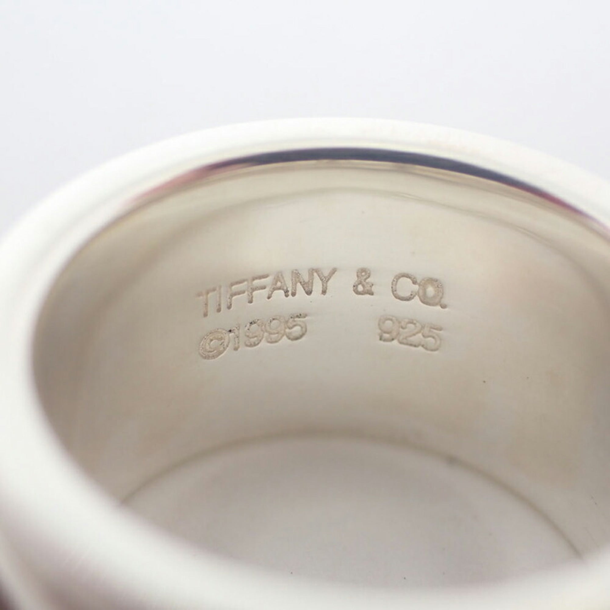 Tiffany Sterling Silver 925 Band Ring (Pre-Owned)