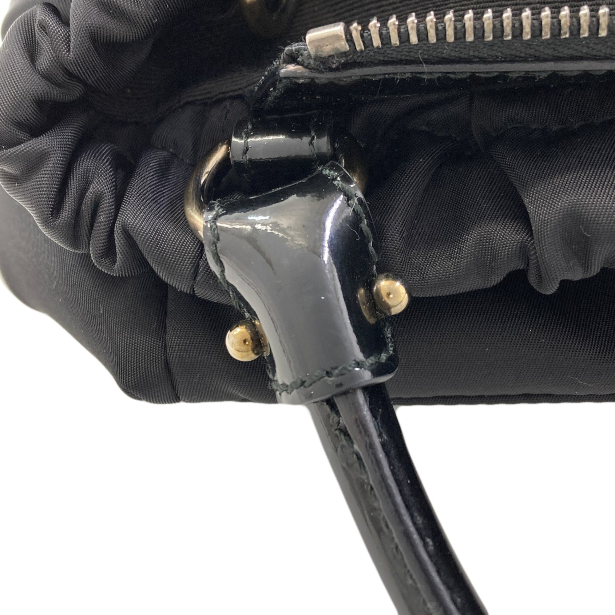 Salvatore Ferragamo Black Nylon Handbag (Pre-Owned)
