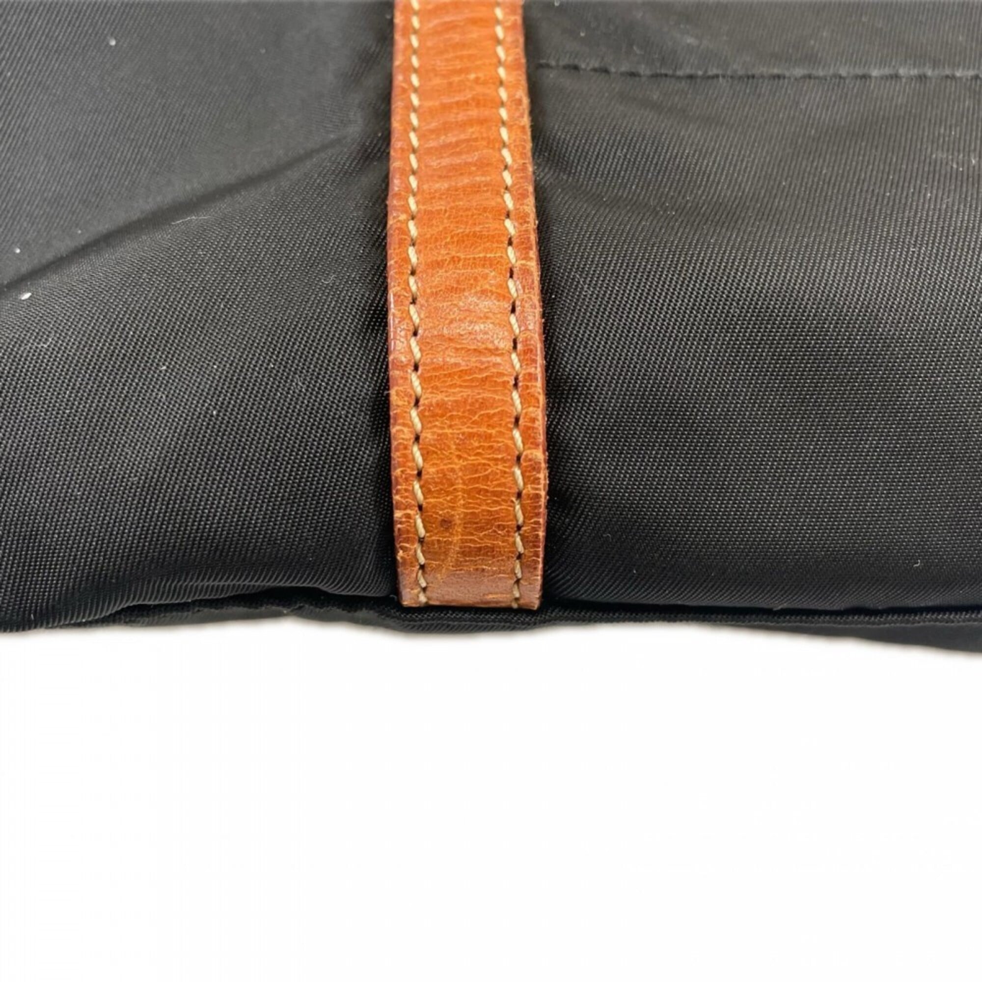 Prada Black Nylon Handbag (Pre-Owned)