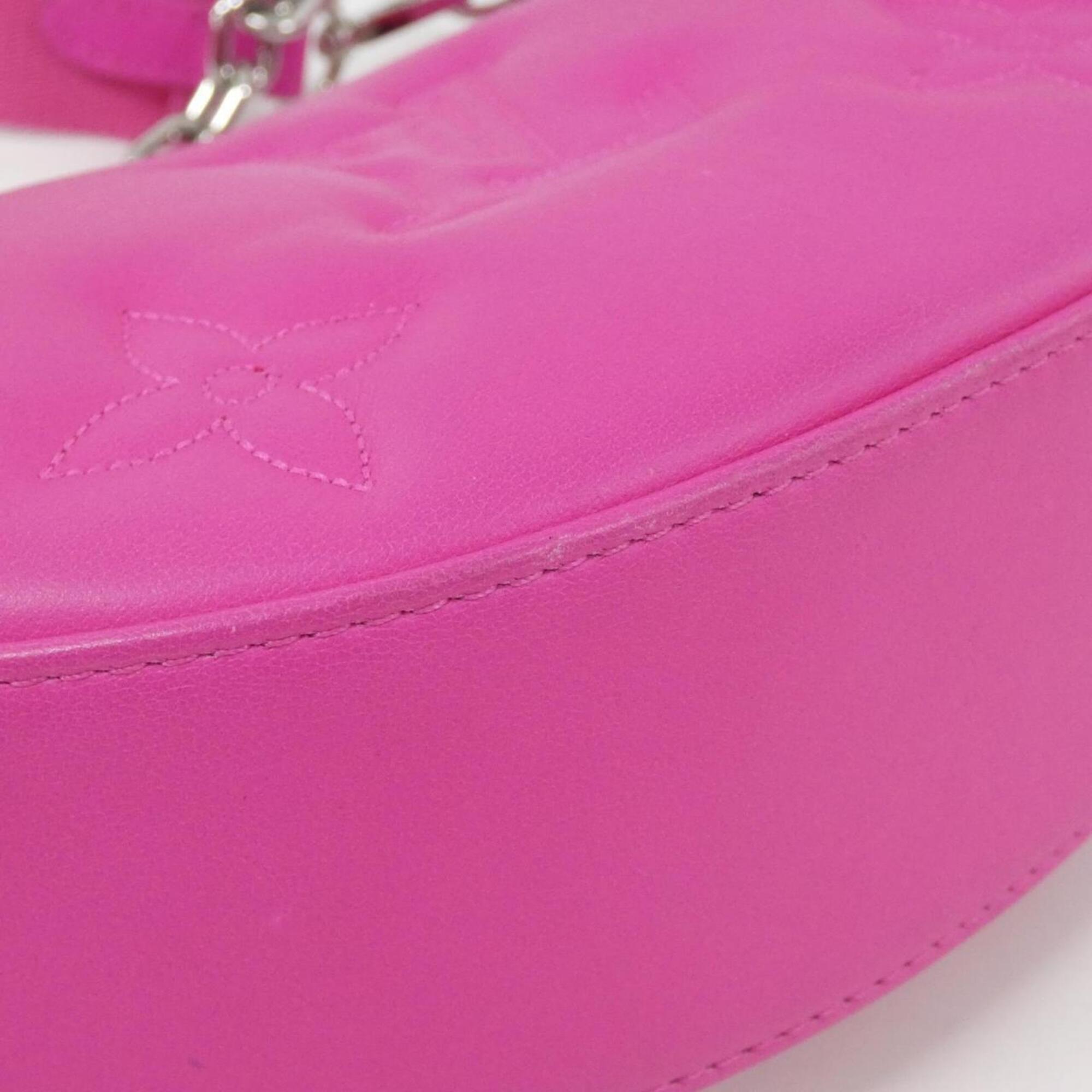 Louis Vuitton Pink Leather Shoulder Bag (Pre-Owned)