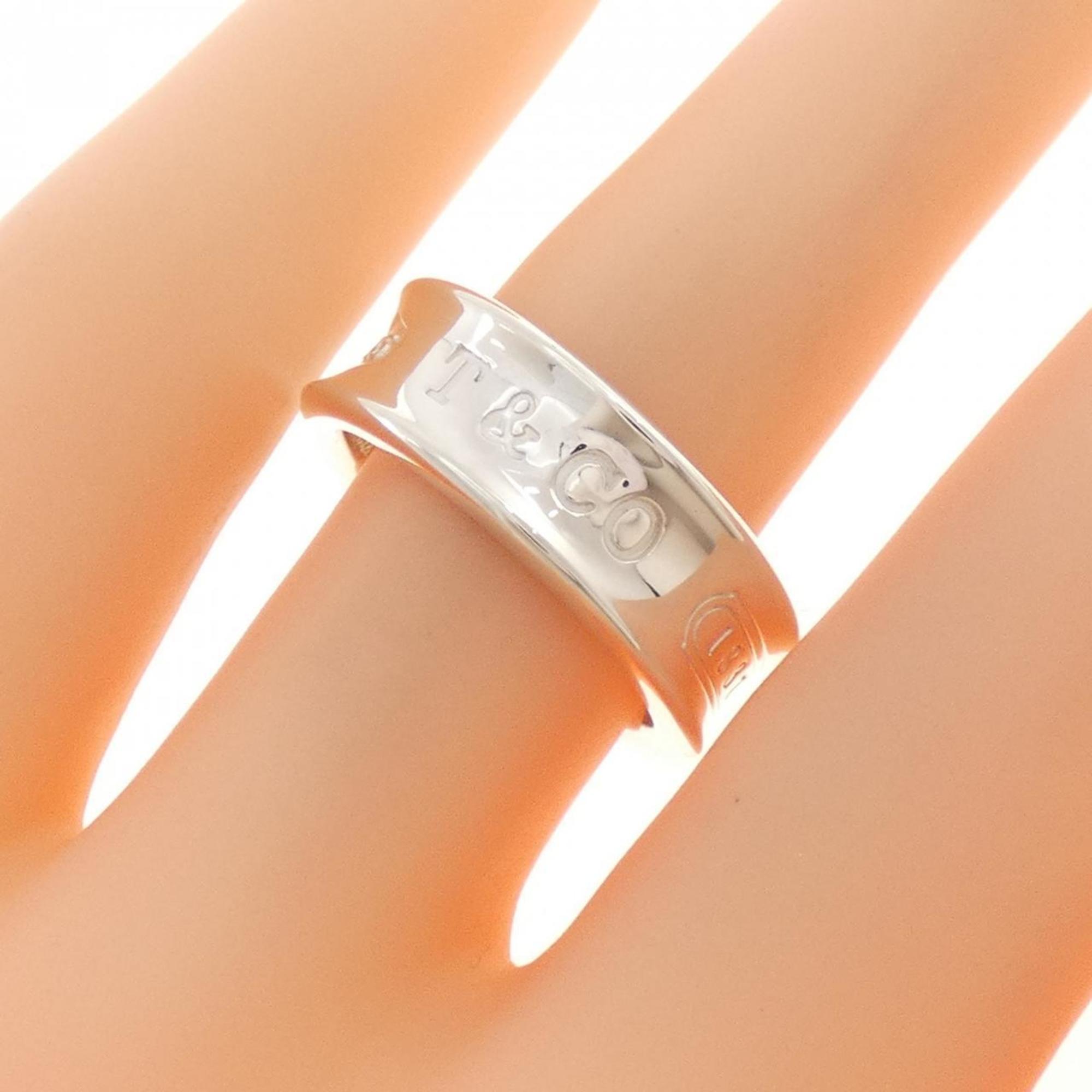 Tiffany Silver Silver 925 Band Ring (Pre-Owned)