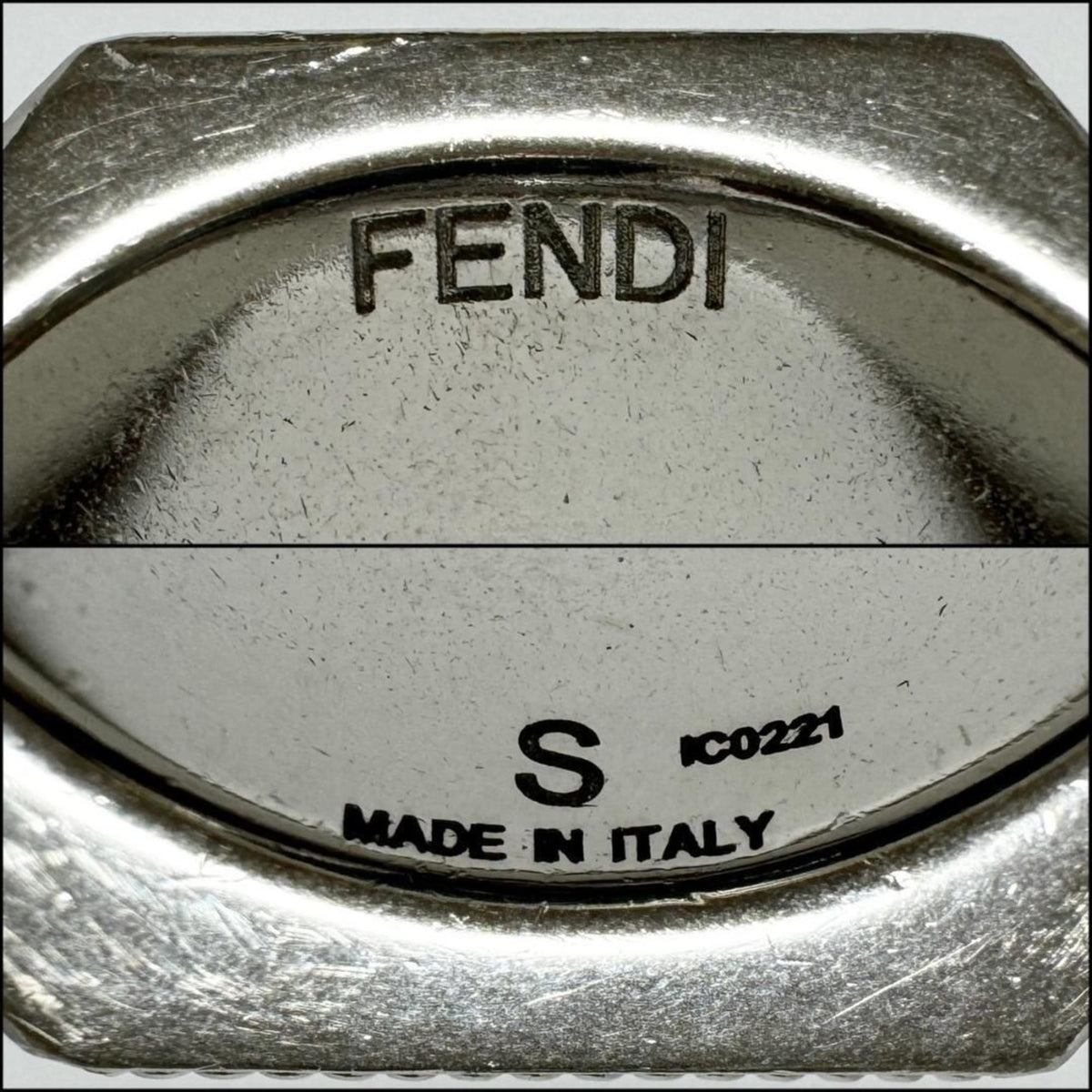 Fendi Metal Band Ring (Pre-Owned)
