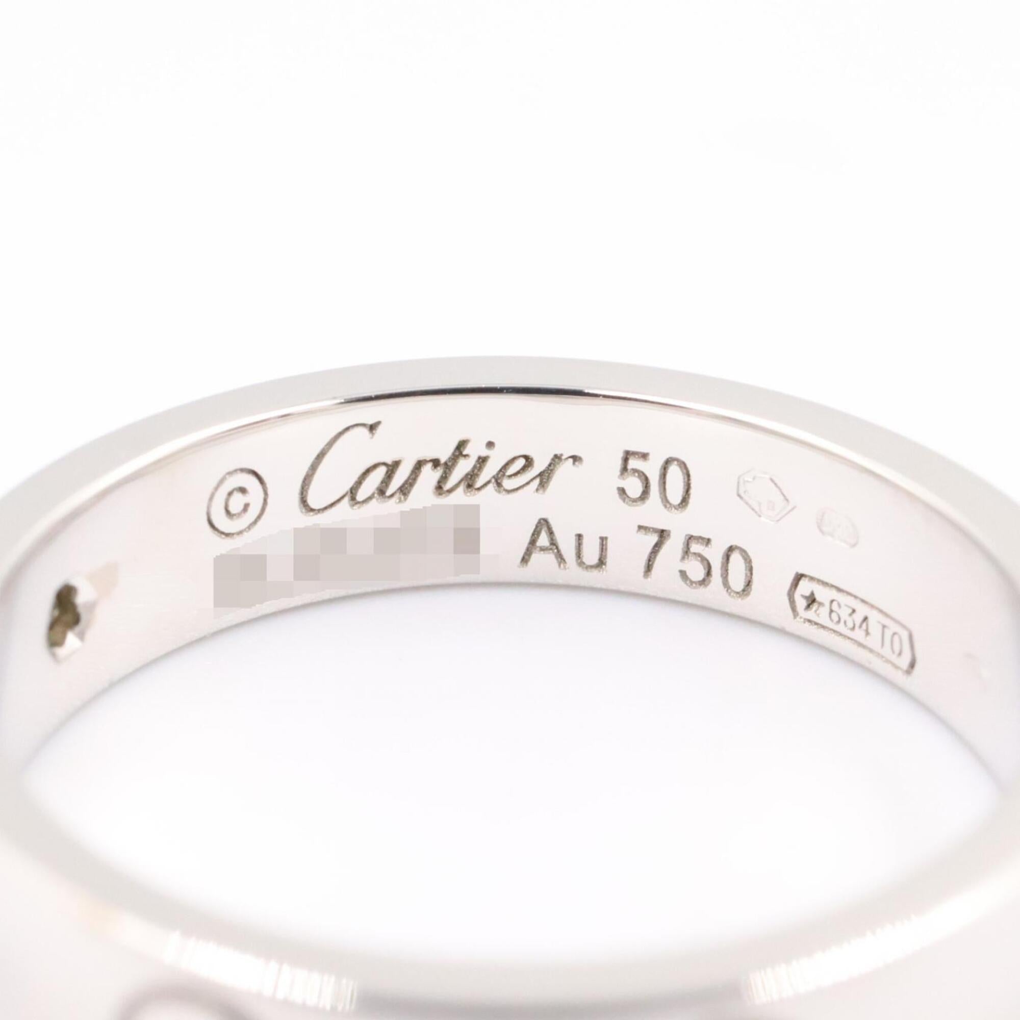 Cartier White Gold White Gold (18K) Band Ring (Pre-Owned)