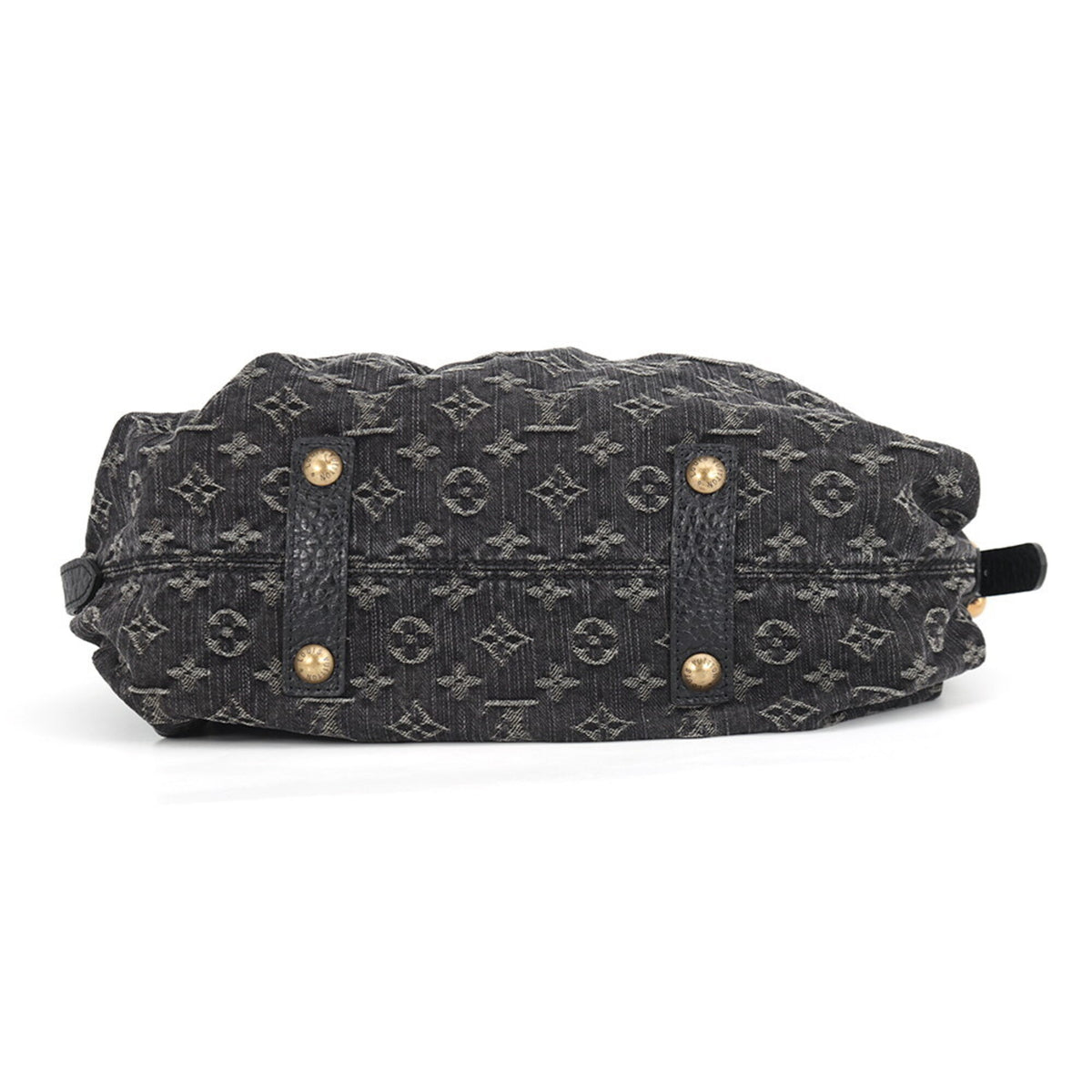 Louis Vuitton Monogram Denim Black Noir Monogram Denim Handbag Shoulder Bag (Pre-Owned)