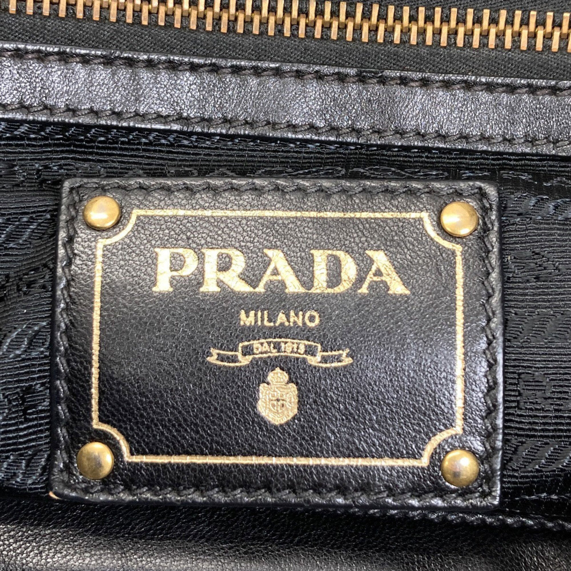 Prada Black Nylon Tote Bag (Pre-Owned)