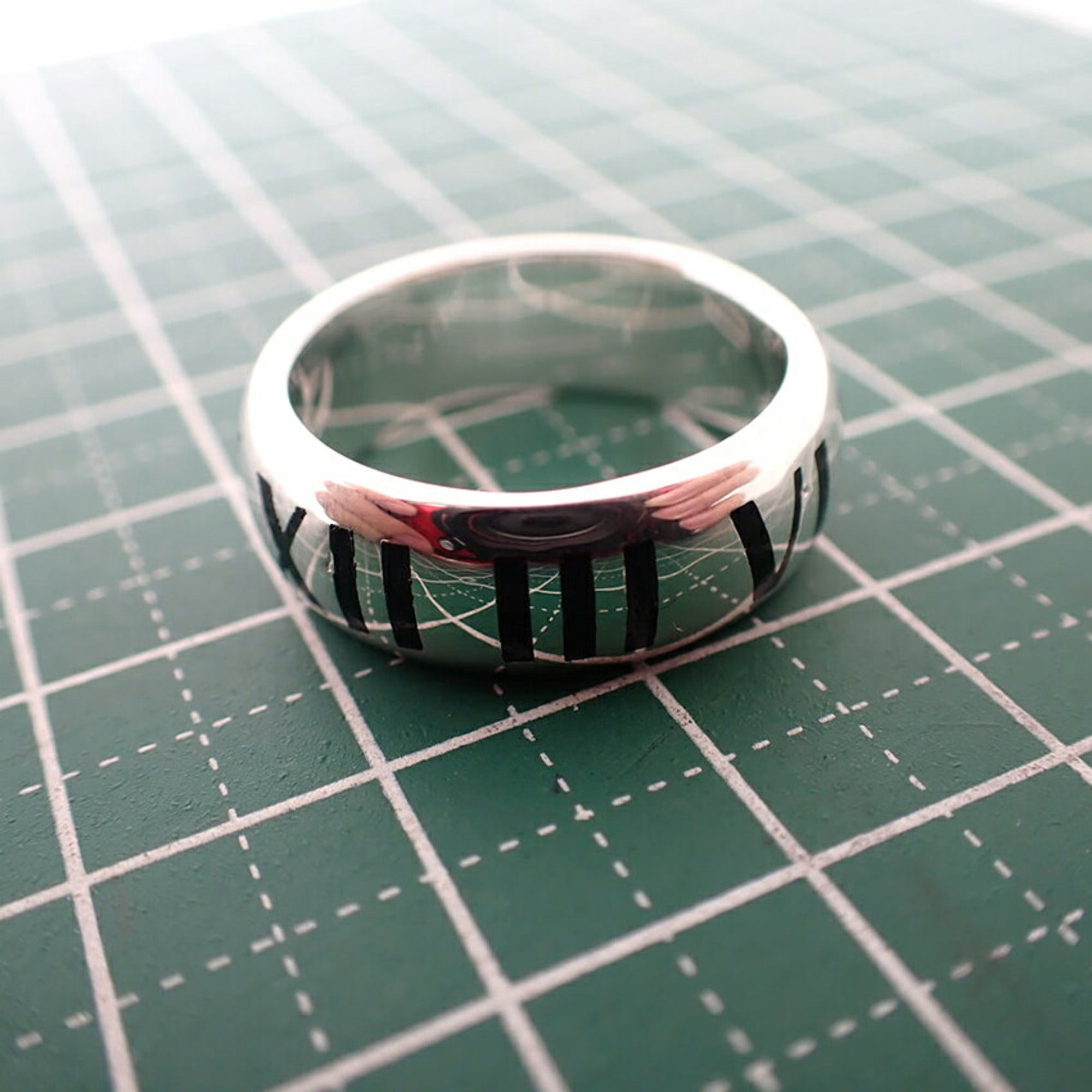 Tiffany Sterling Silver 925 Band Ring (Pre-Owned)