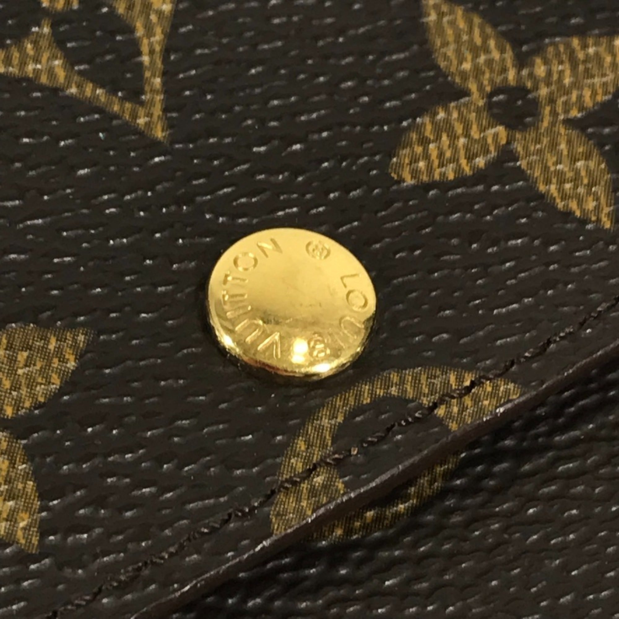 Louis Vuitton Monogram Brown Monogram Long Wallet (Bi-Fold) (Pre-Owned)