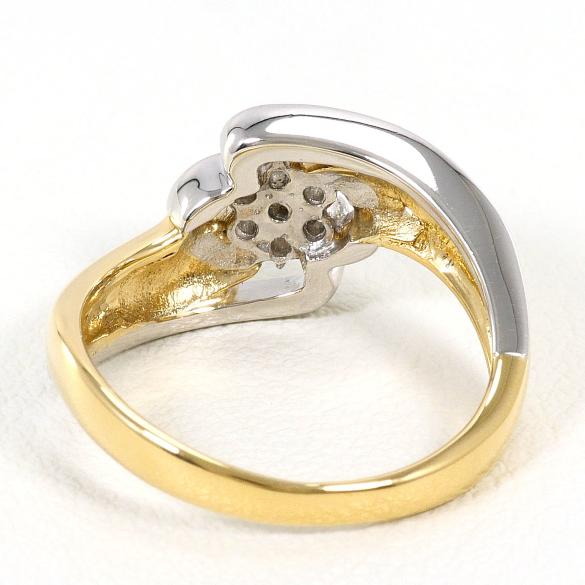 Unbranded Platinum Yellow Gold Yellow Gold (18K) Platinum 850 Band Ring (Pre-Owned)