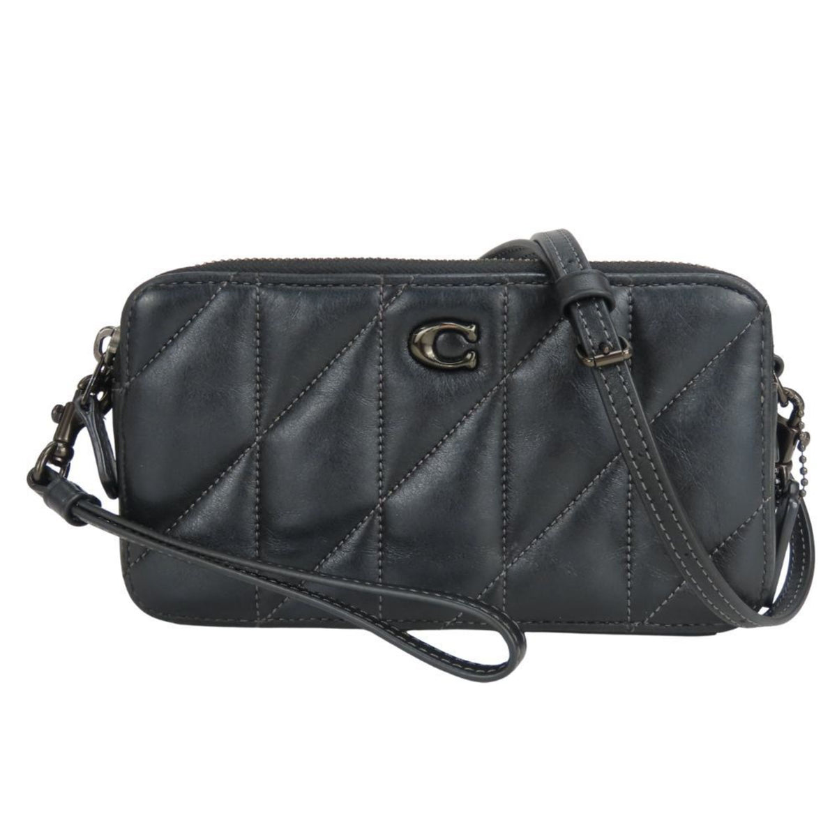 Coach Black Gauze Pochette Pouch Shoulder Bag (Pre-Owned)