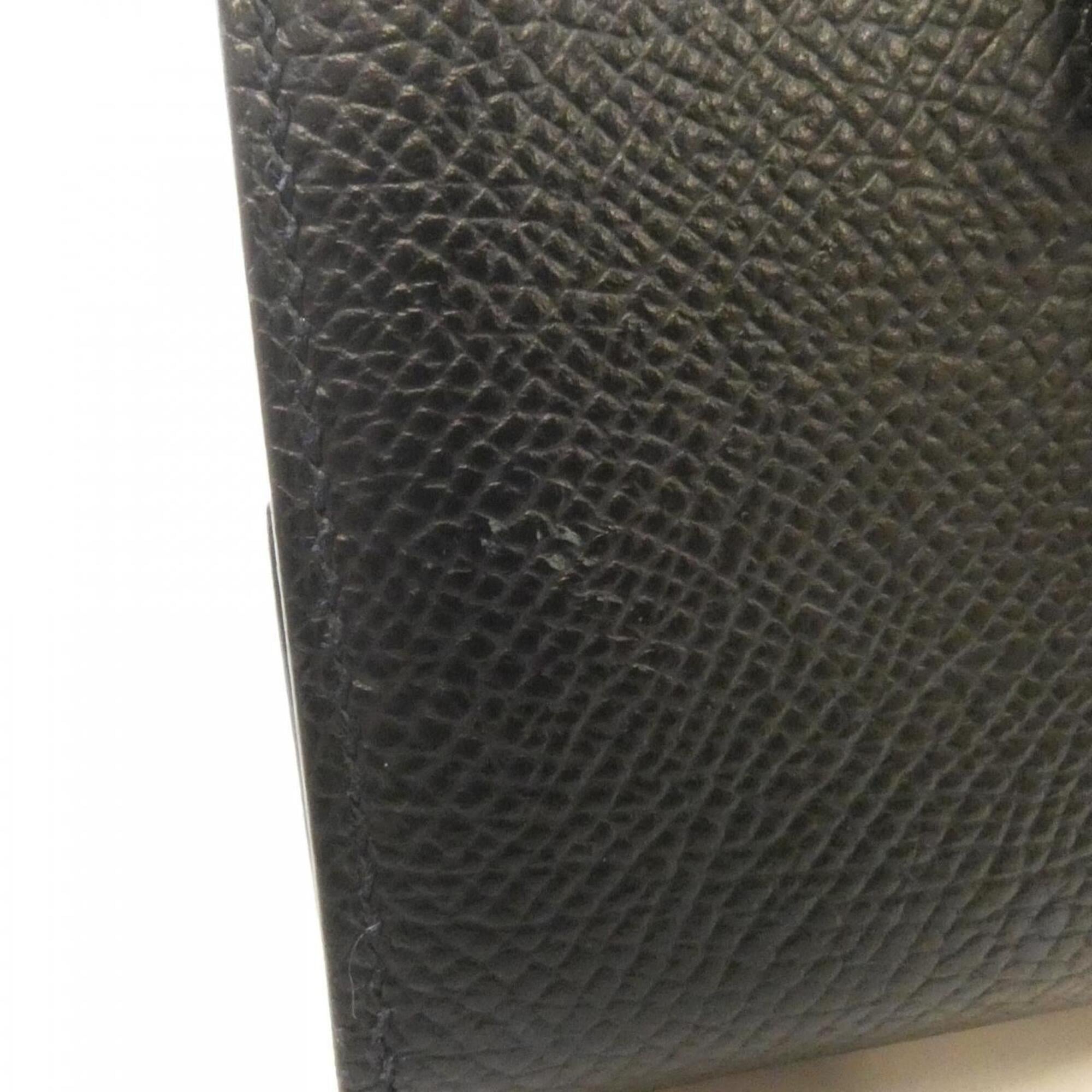 Hermes Black Epsom Leather Wallet (Bi-Fold) (Pre-Owned)