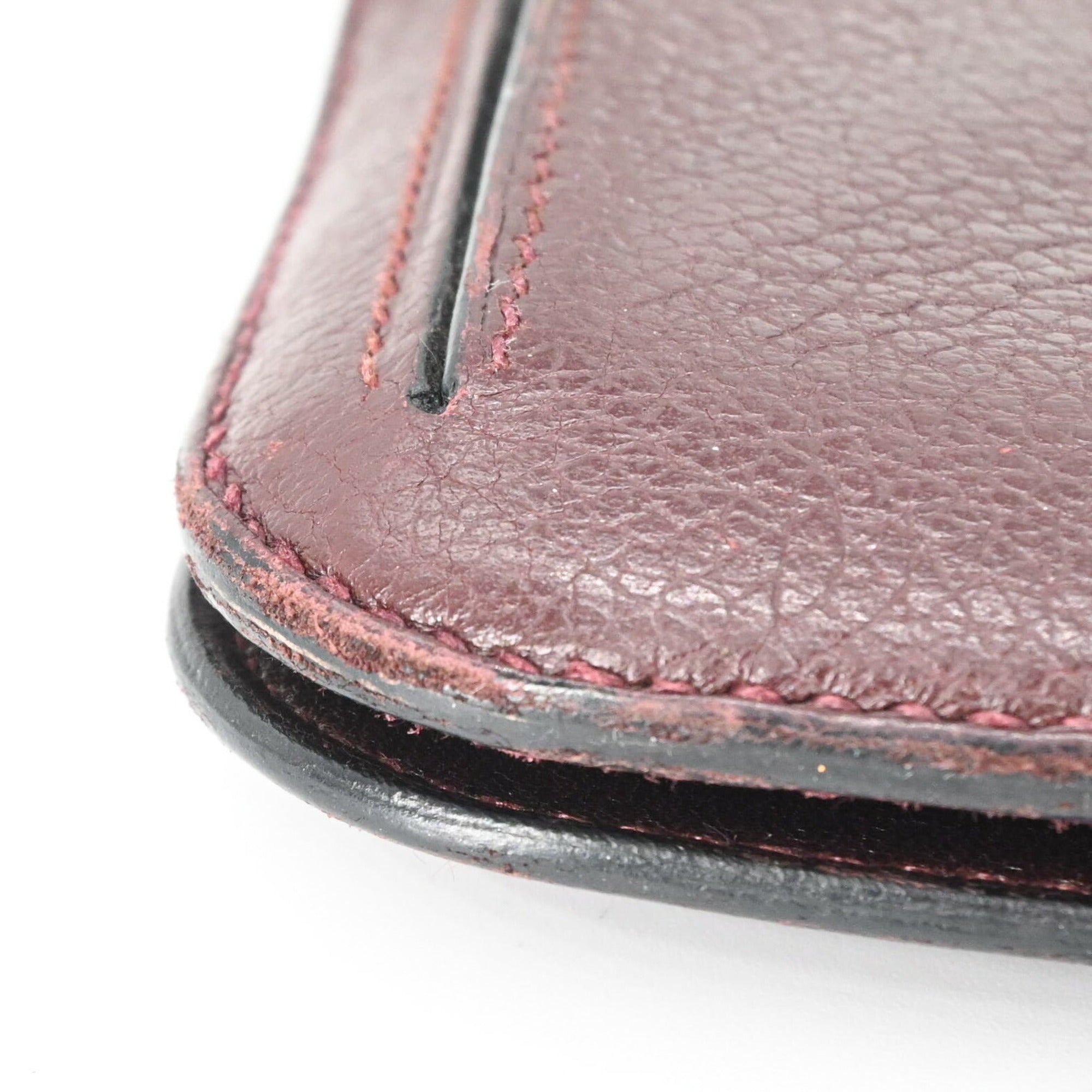 Hermes Dogon Brown Taurillon Clemence Leather Long Wallet (Bi-Fold) (Pre-Owned)