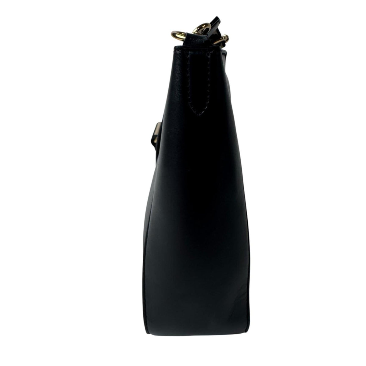 Stella Mccartney Black Leather Shoulder Bag (Pre-Owned)