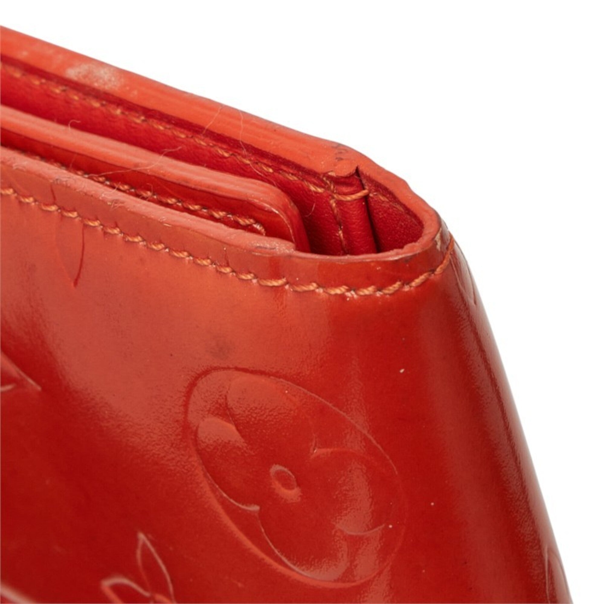 Louis Vuitton Orange Leather Pochette Shoulder Bag (Pre-Owned)