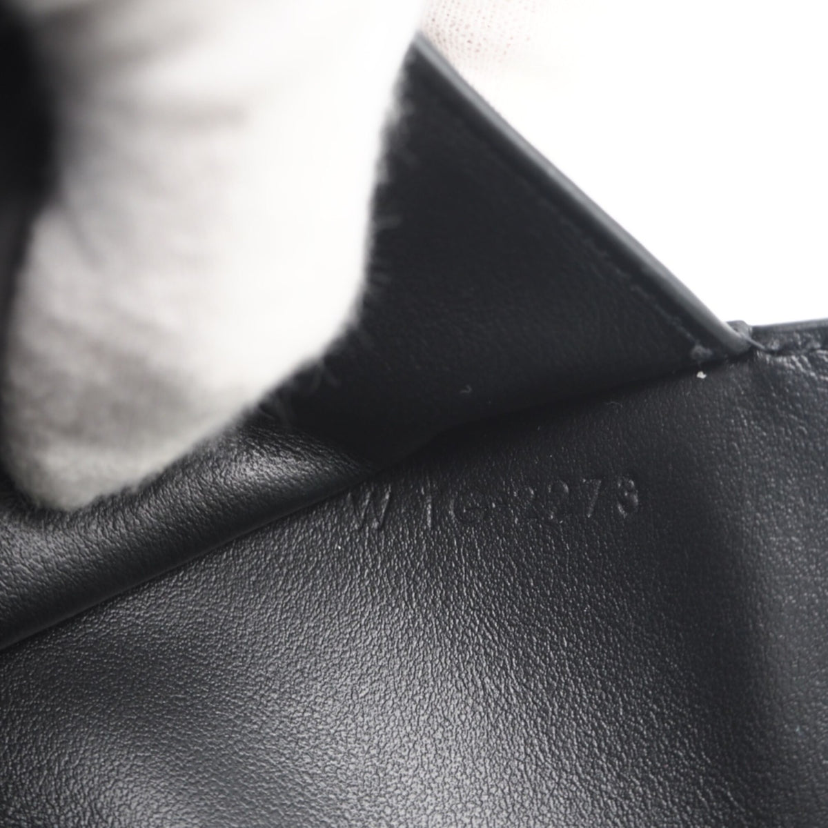 Celine Black Leather Wallet (Tri-Fold) (Pre-Owned)