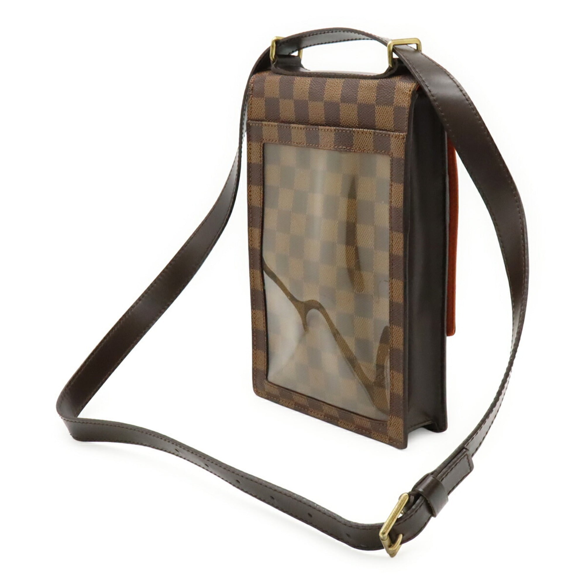 Louis Vuitton Brown Pvc Leather Shoulder Bag (Pre-Owned)