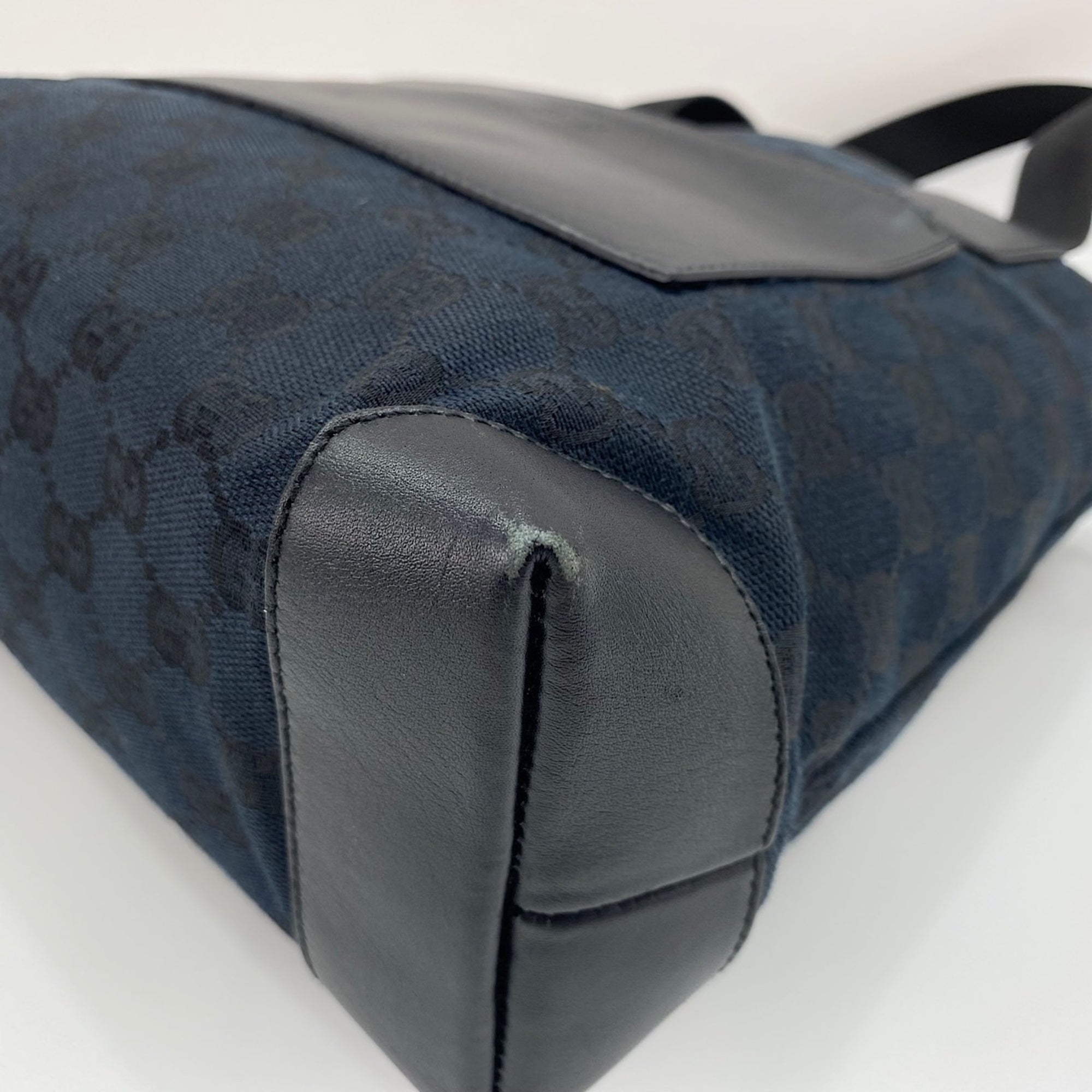 Gucci Navy Tote Bag (Pre-Owned)
