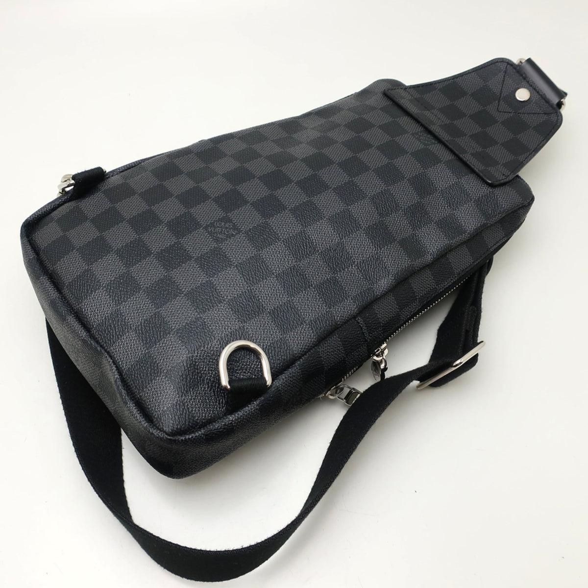 Louis Vuitton Damier Graphite Black Damier Canvas Sling Bag (Pre-Owned)
