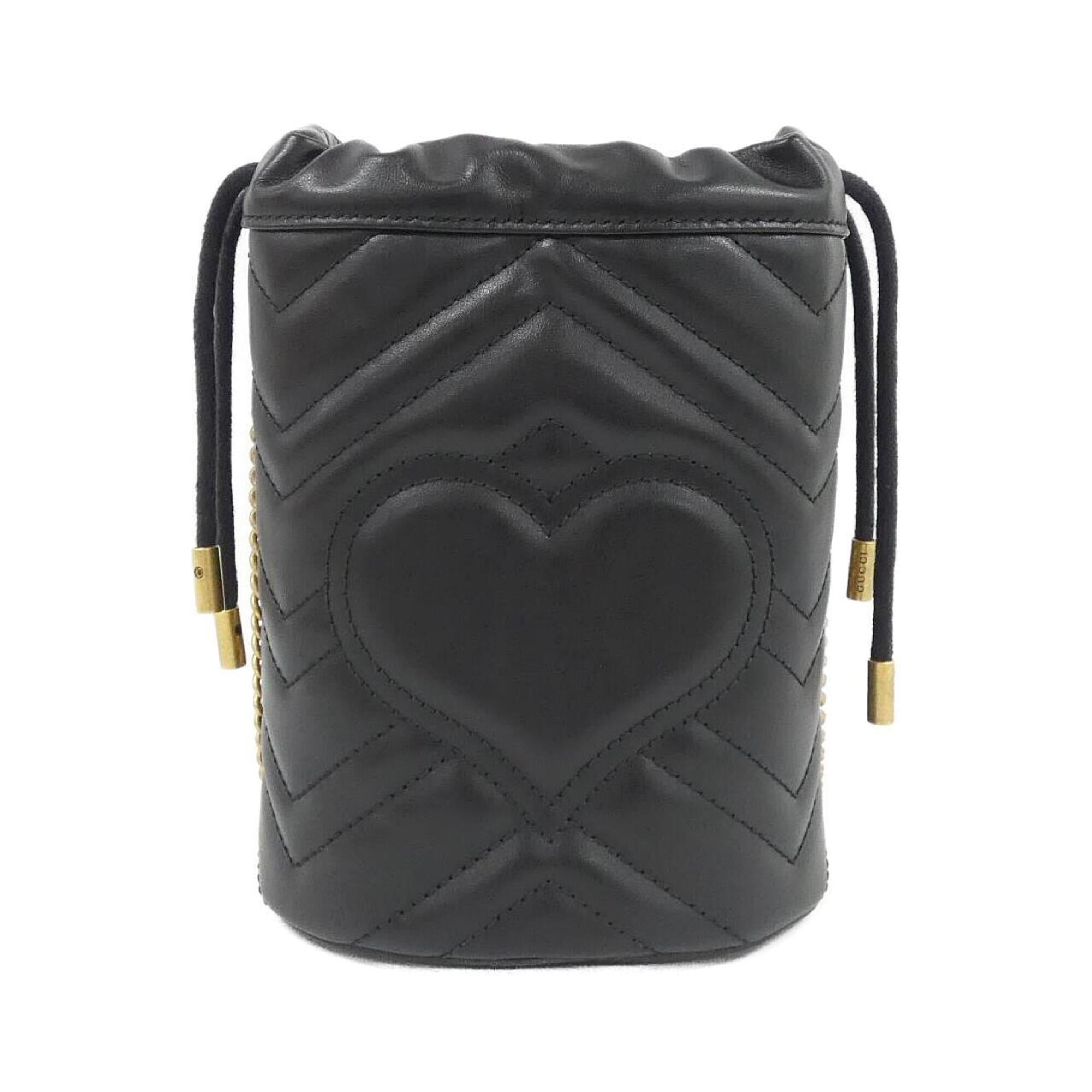 Gucci Black Leather Shoulder Bag (Pre-Owned)