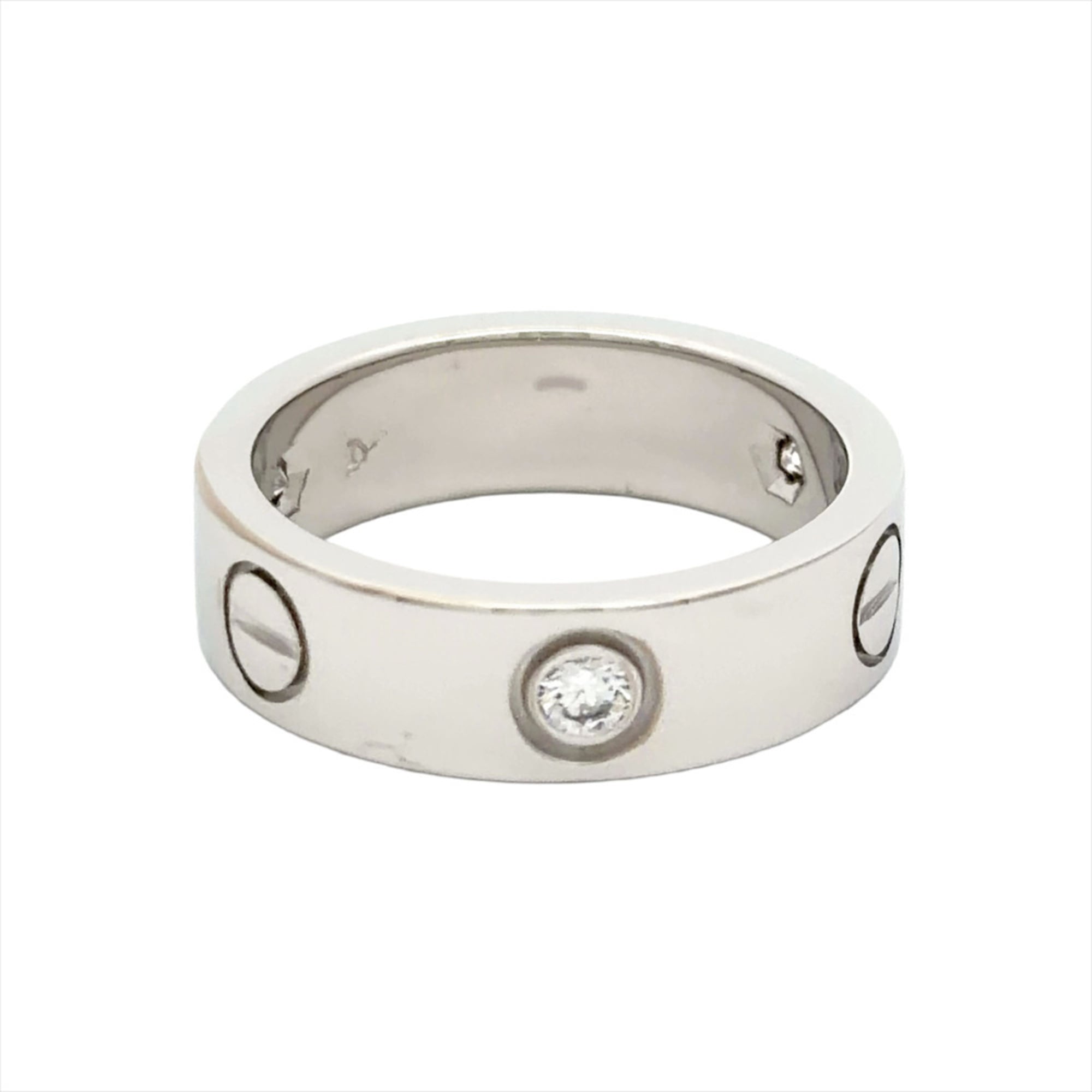 Cartier Love White Gold (18K) Band Ring (Pre-Owned)