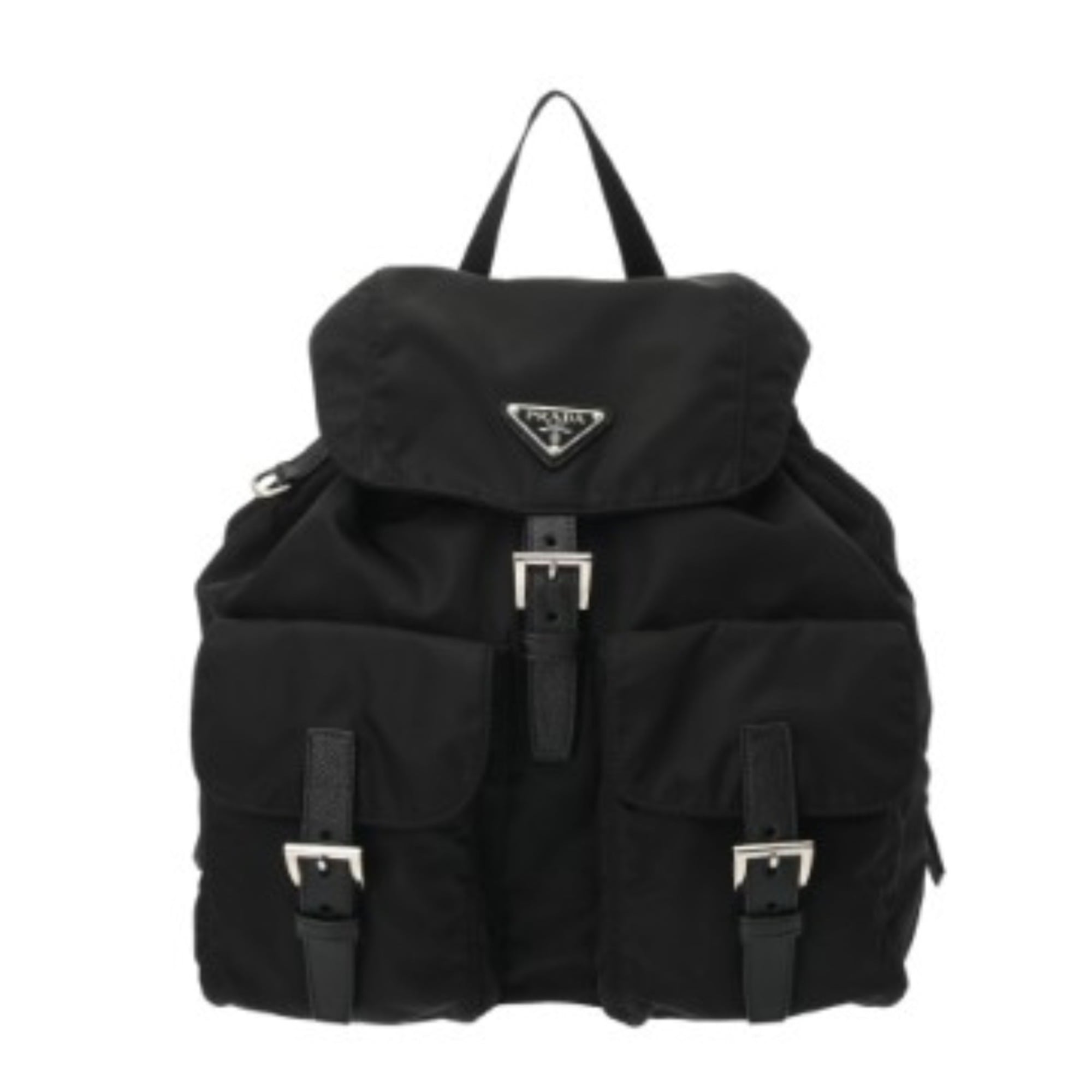 Prada Black Nylon Backpack (Pre-Owned)
