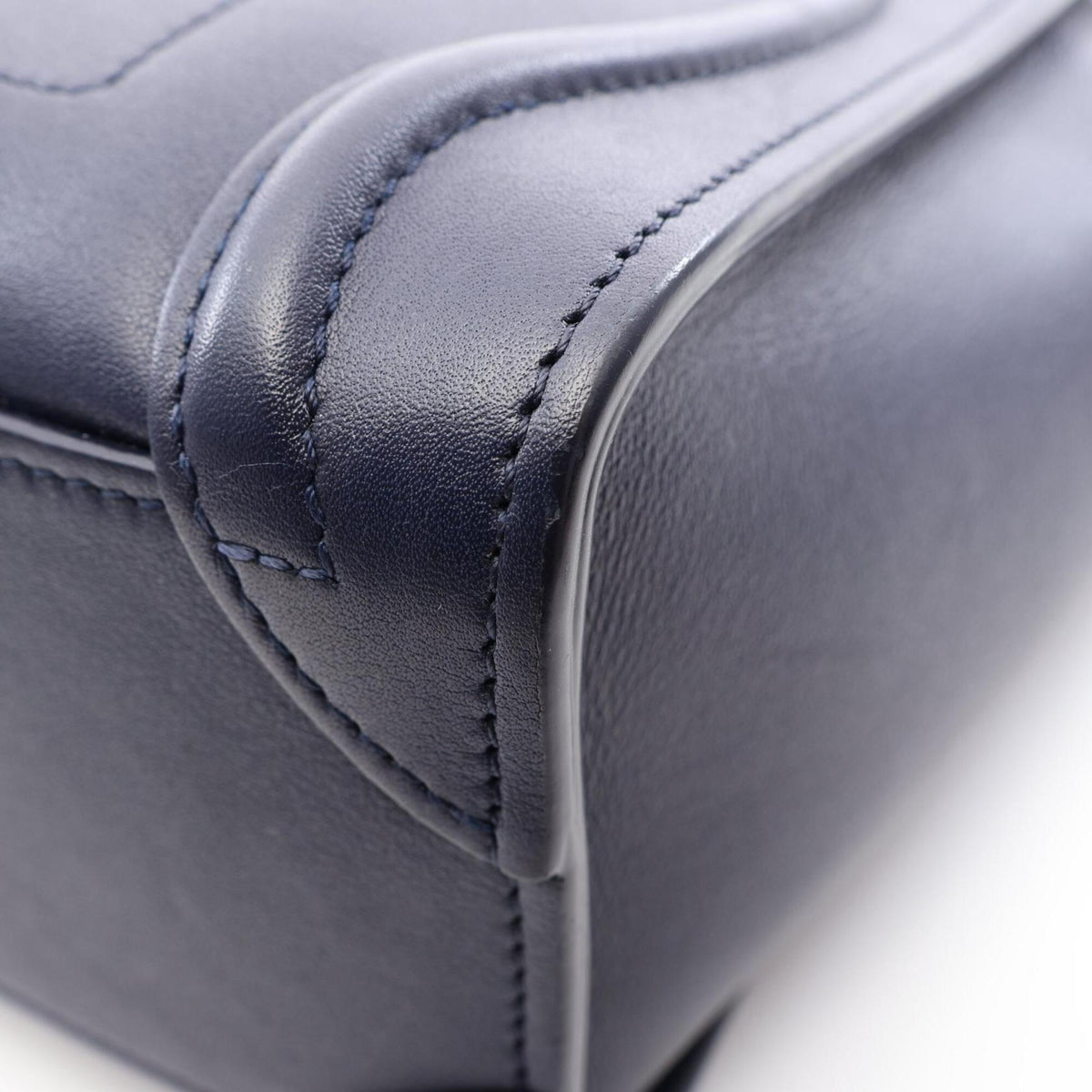 Celine Navy Leather Handbag (Pre-Owned)