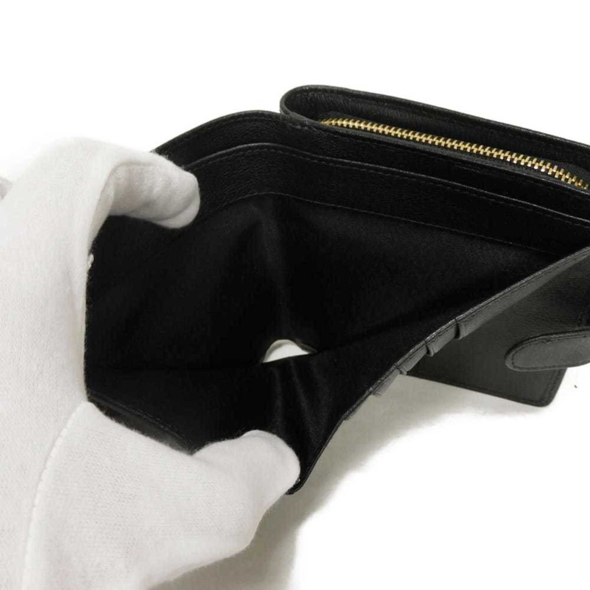 Loewe Black Leather Wallet (Bi-Fold) (Pre-Owned)