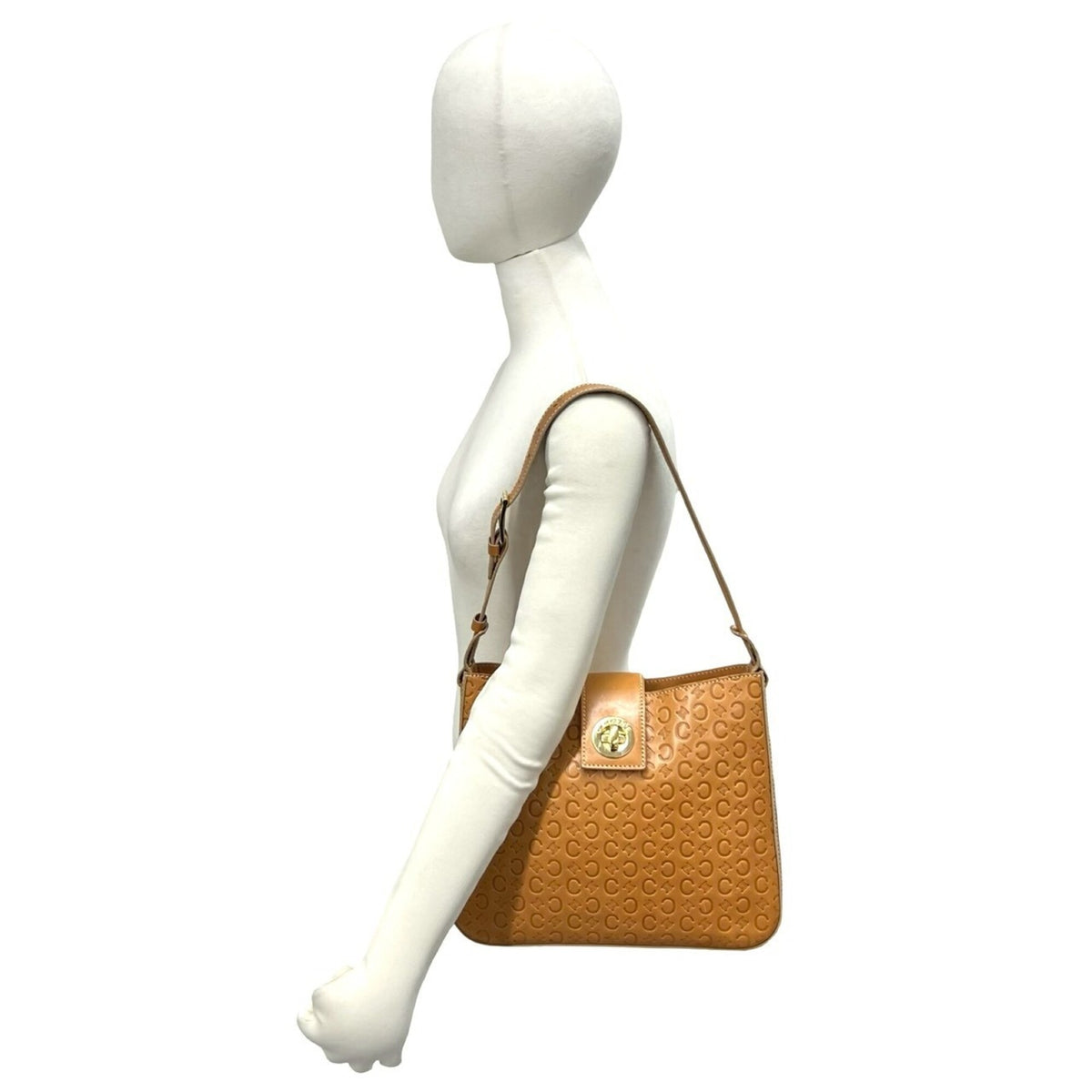 Celine Brown Leather Shoulder Bag (Pre-Owned)