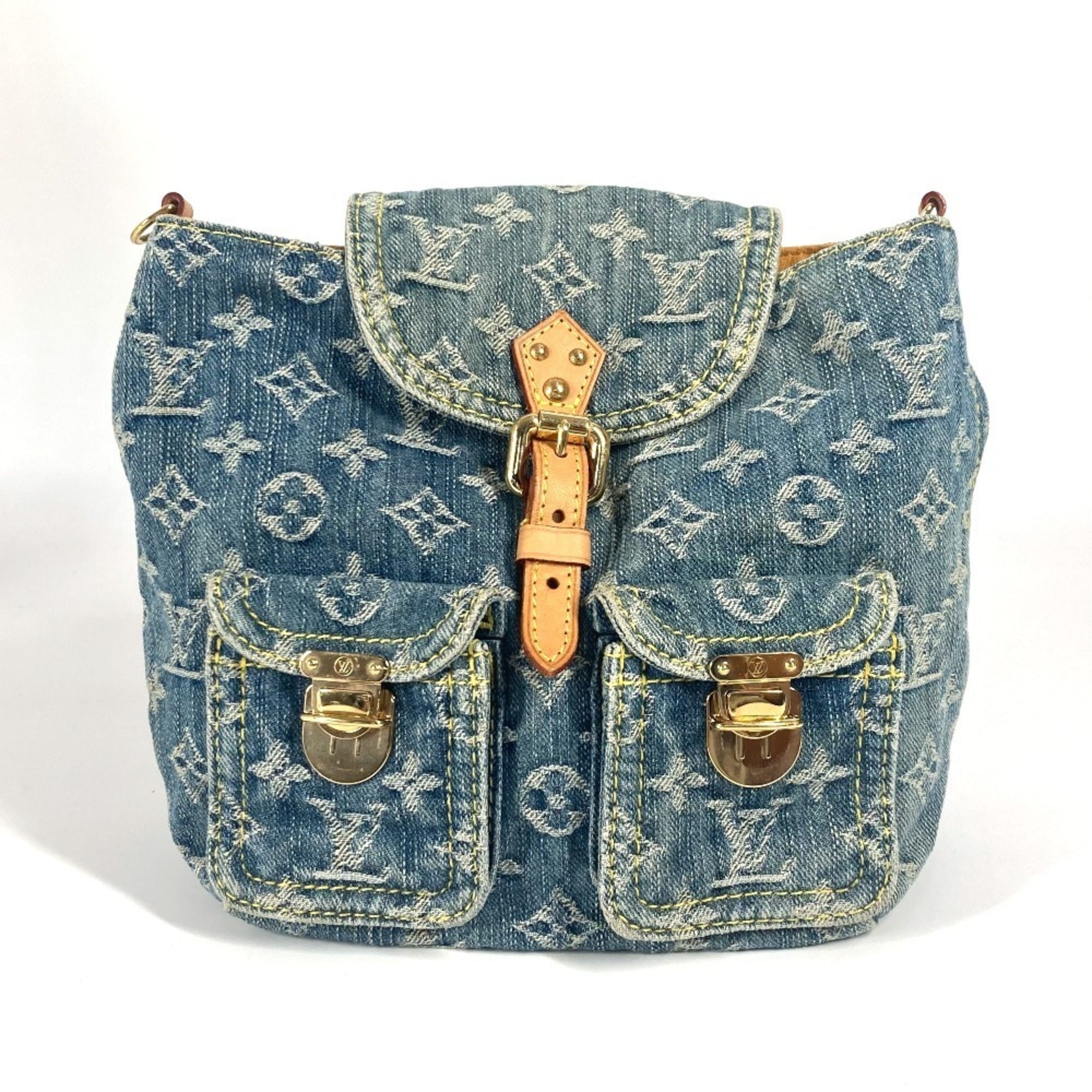 Louis Vuitton Blue Monogram Monogram Denim Backpack (Pre-Owned)