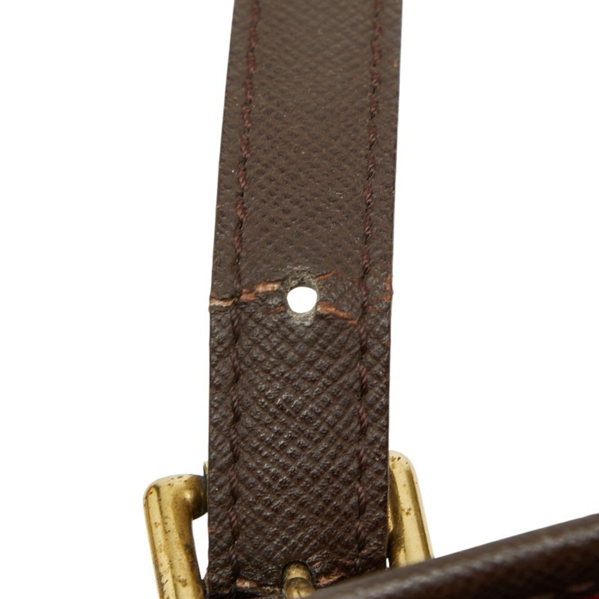 Louis Vuitton Brown Pvc Leather Shoulder Bag Tote Bag (Pre-Owned)