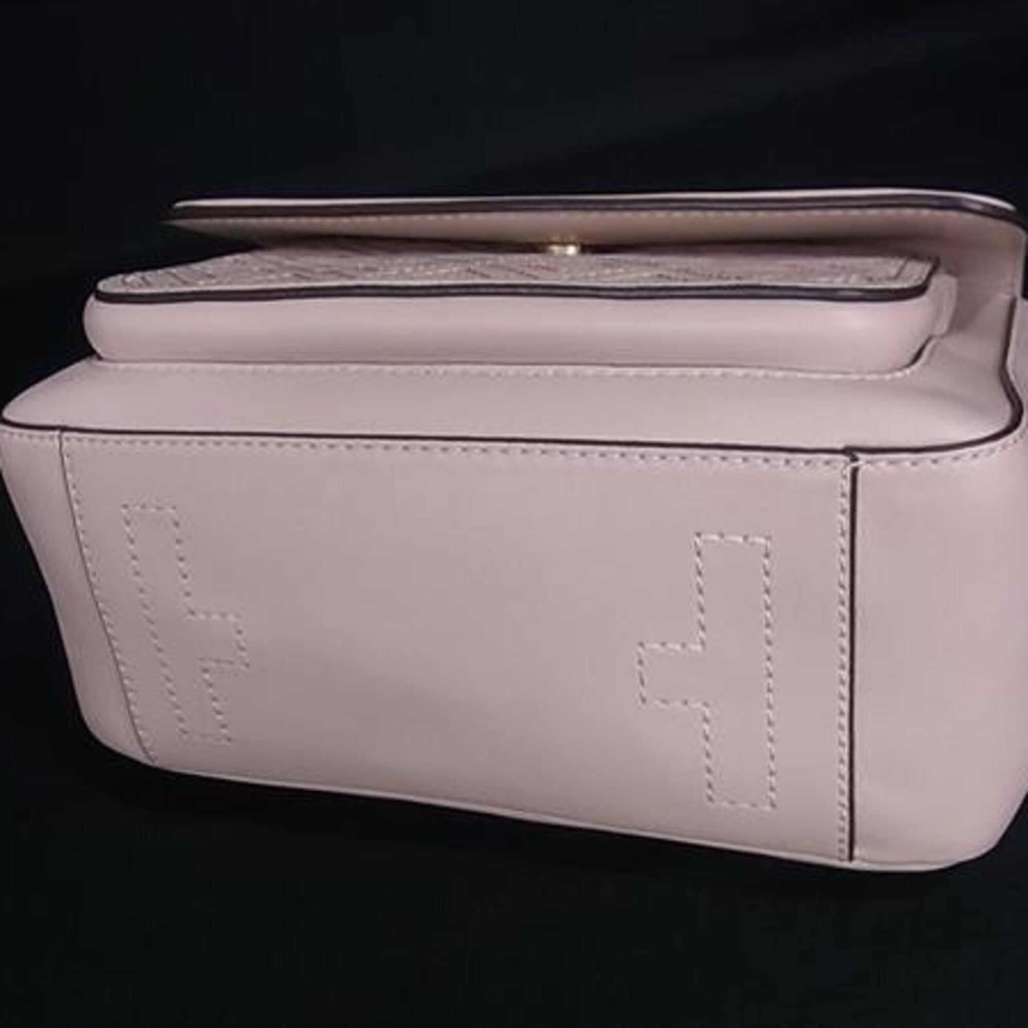 Tory Burch Pink Leather Handbag Shoulder Bag (Pre-Owned)