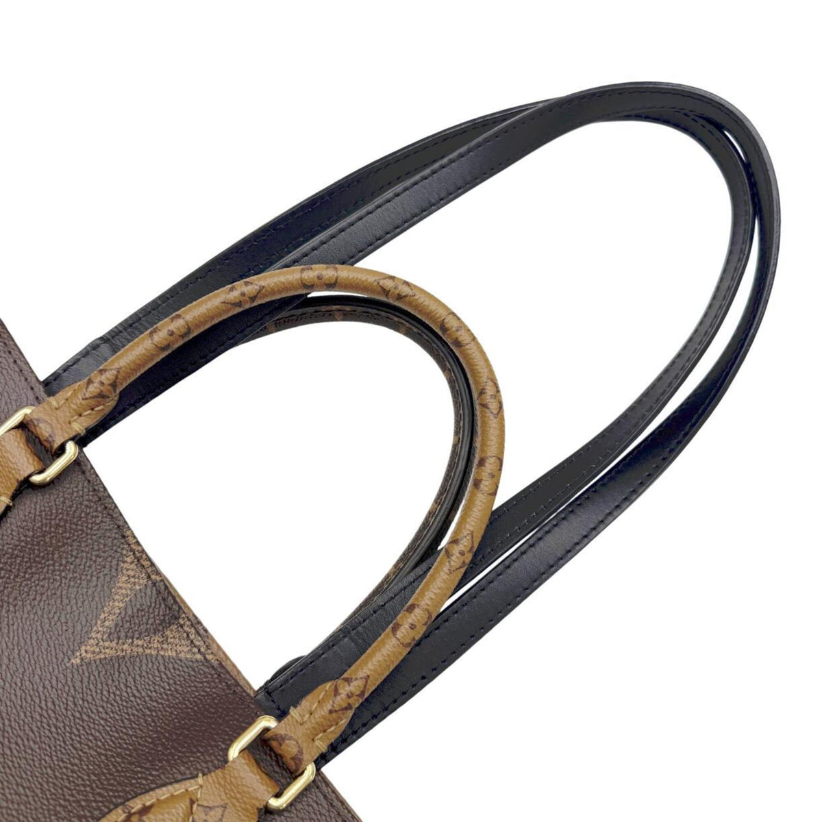 Louis Vuitton Brown Monogram Handbag Tote Bag (Pre-Owned)