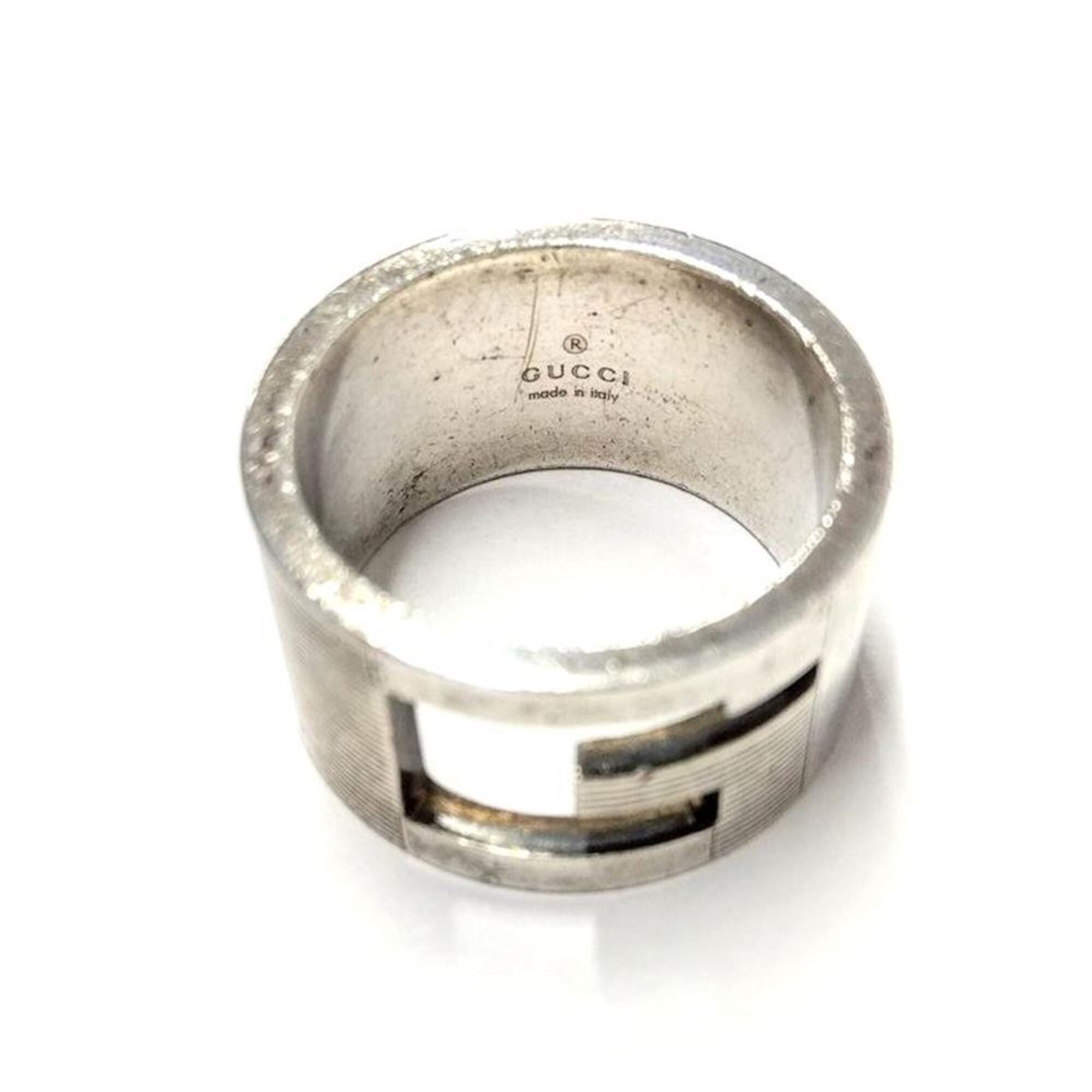 Gucci Silver Silver 925 Band Ring (Pre-Owned)