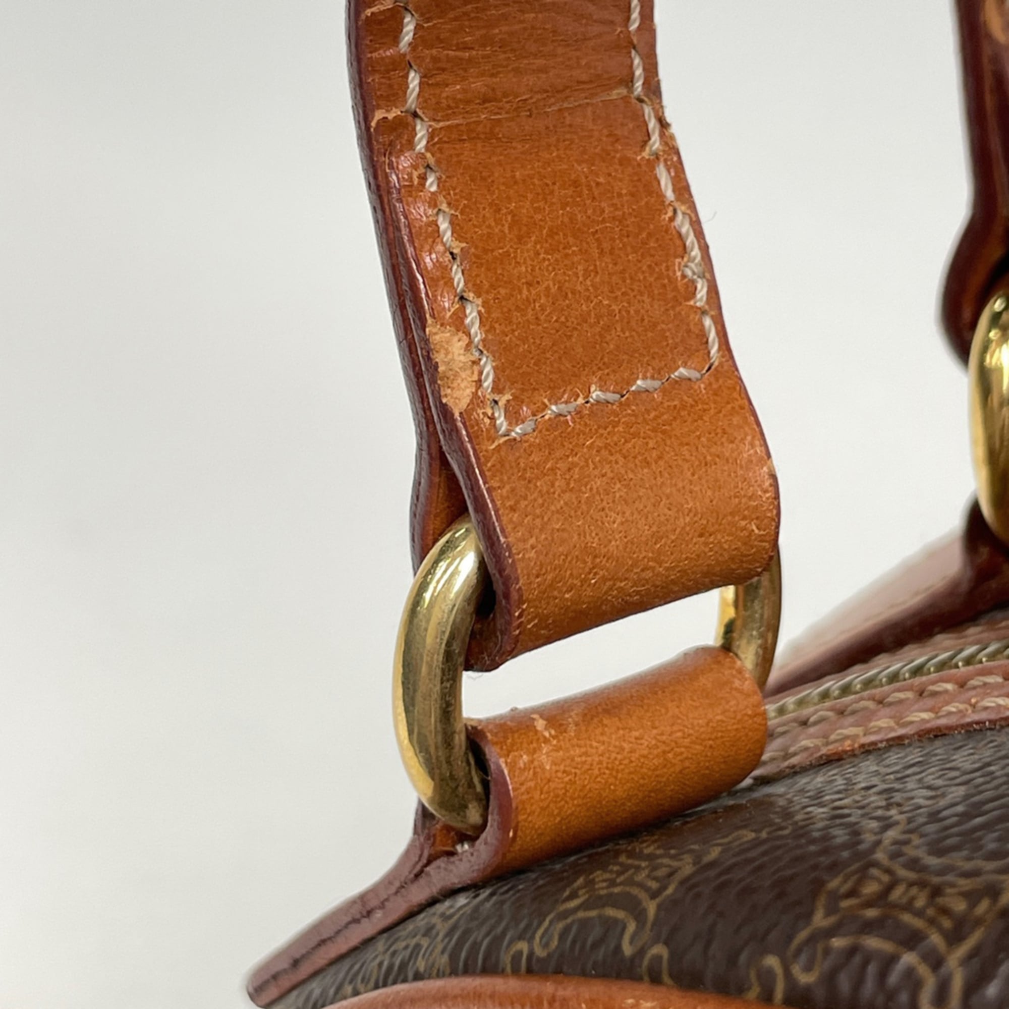 Celine Brown Coated Canvas Leather Handbag (Pre-Owned)