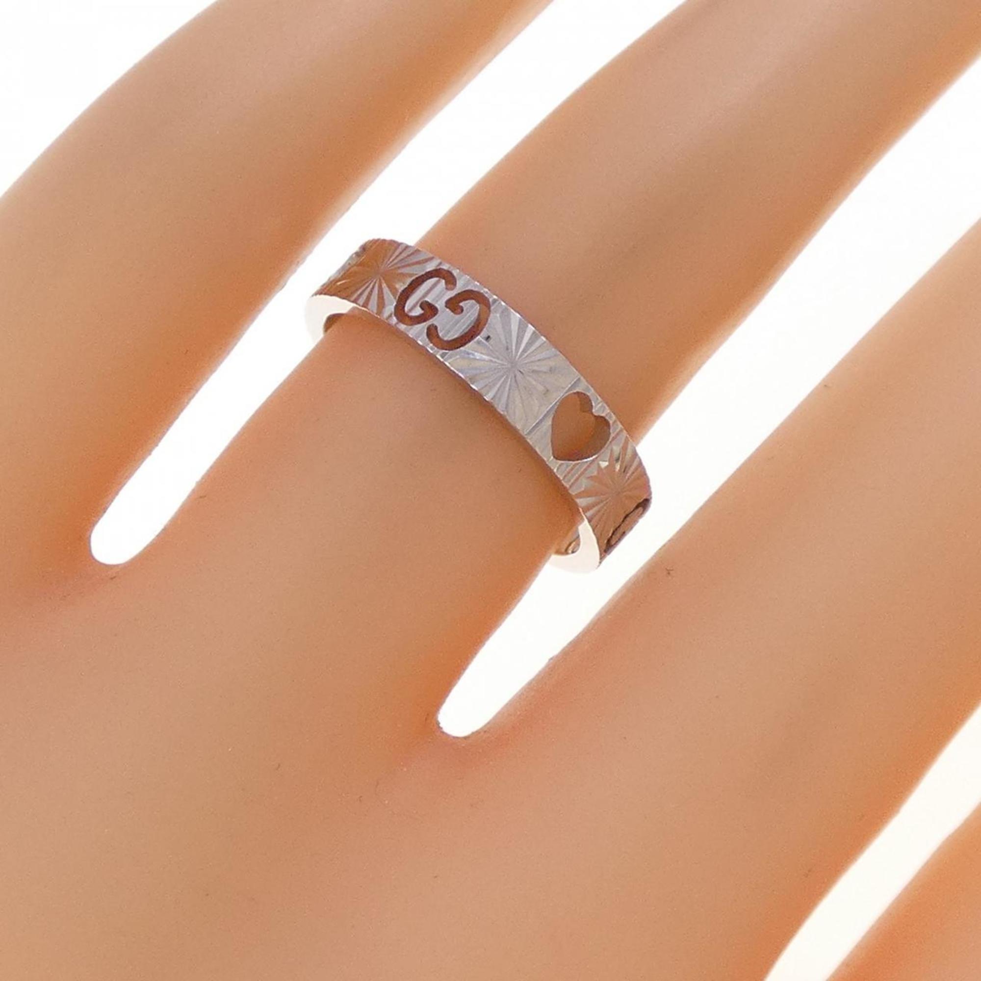 Gucci White Gold White Gold (18K) Band Ring (Pre-Owned)