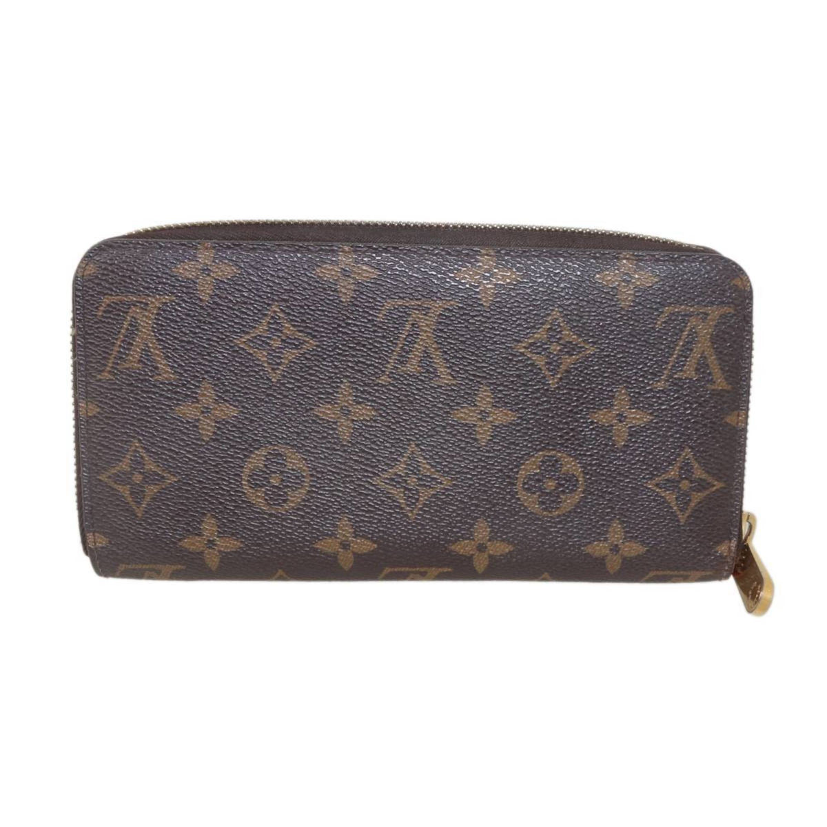 Louis Vuitton Monogram Brown Long Wallet (Bi-Fold) (Pre-Owned)