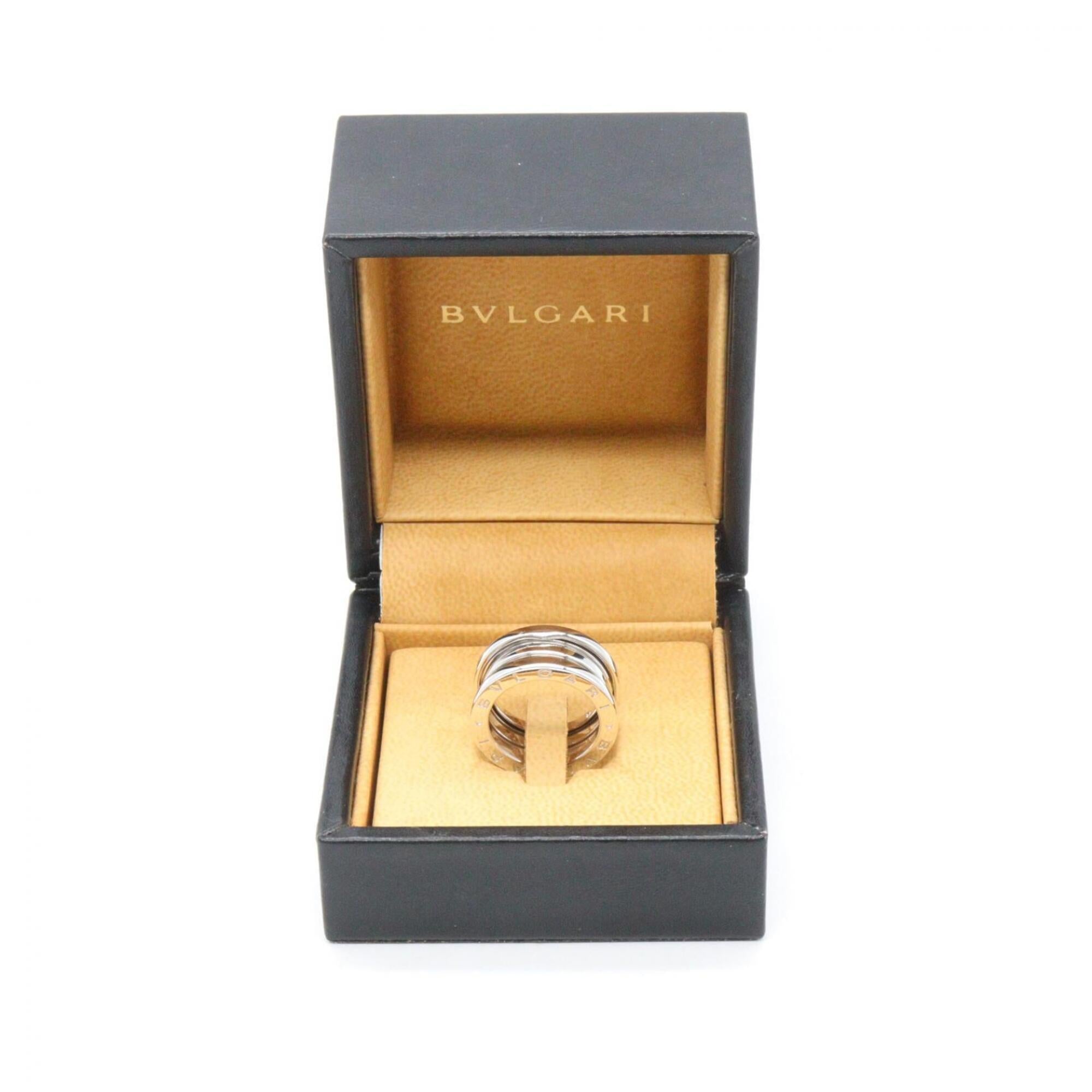 Bvlgari Silver White Gold (18K) Band Ring (Pre-Owned)