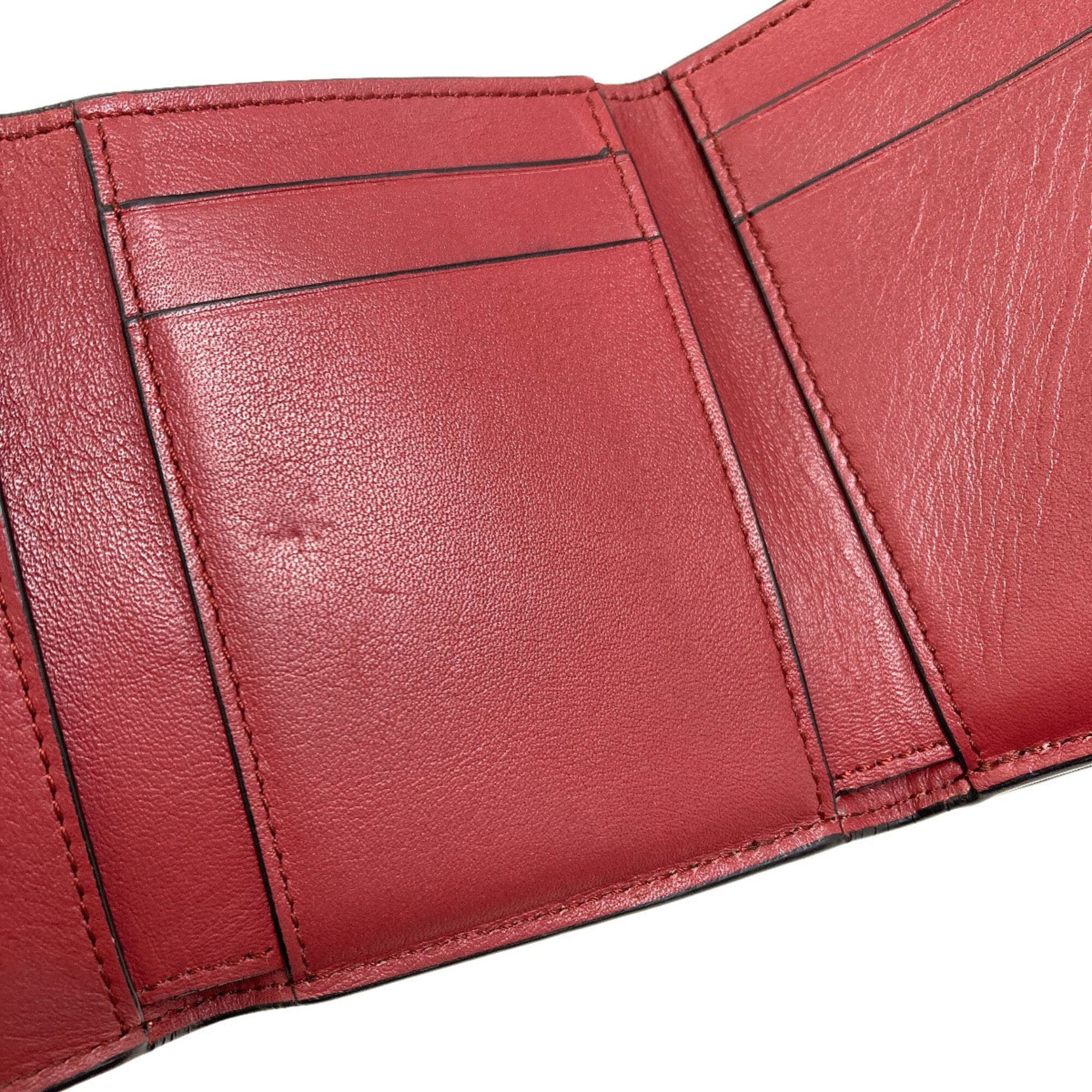 Loewe Brown Leather Wallet (Tri-Fold) (Pre-Owned)